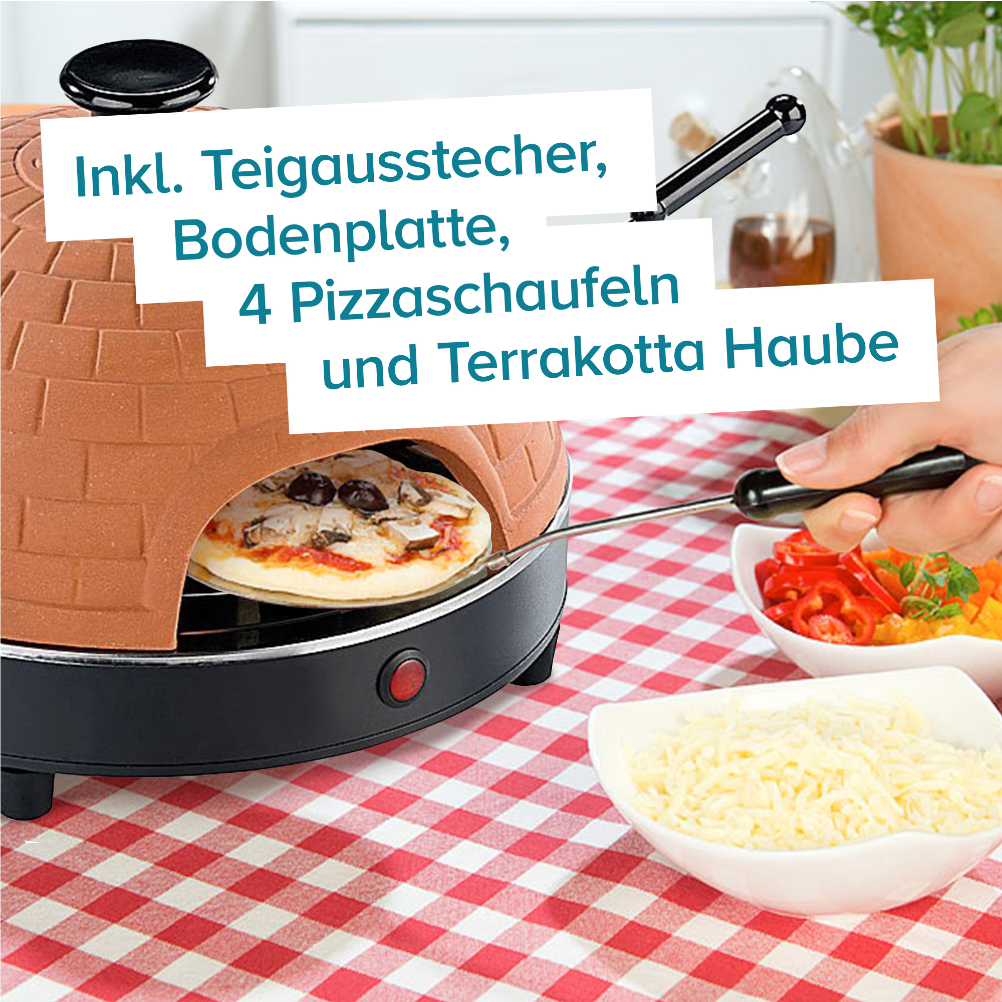 Mini Pizza Stein-Ofen 1327 - 2