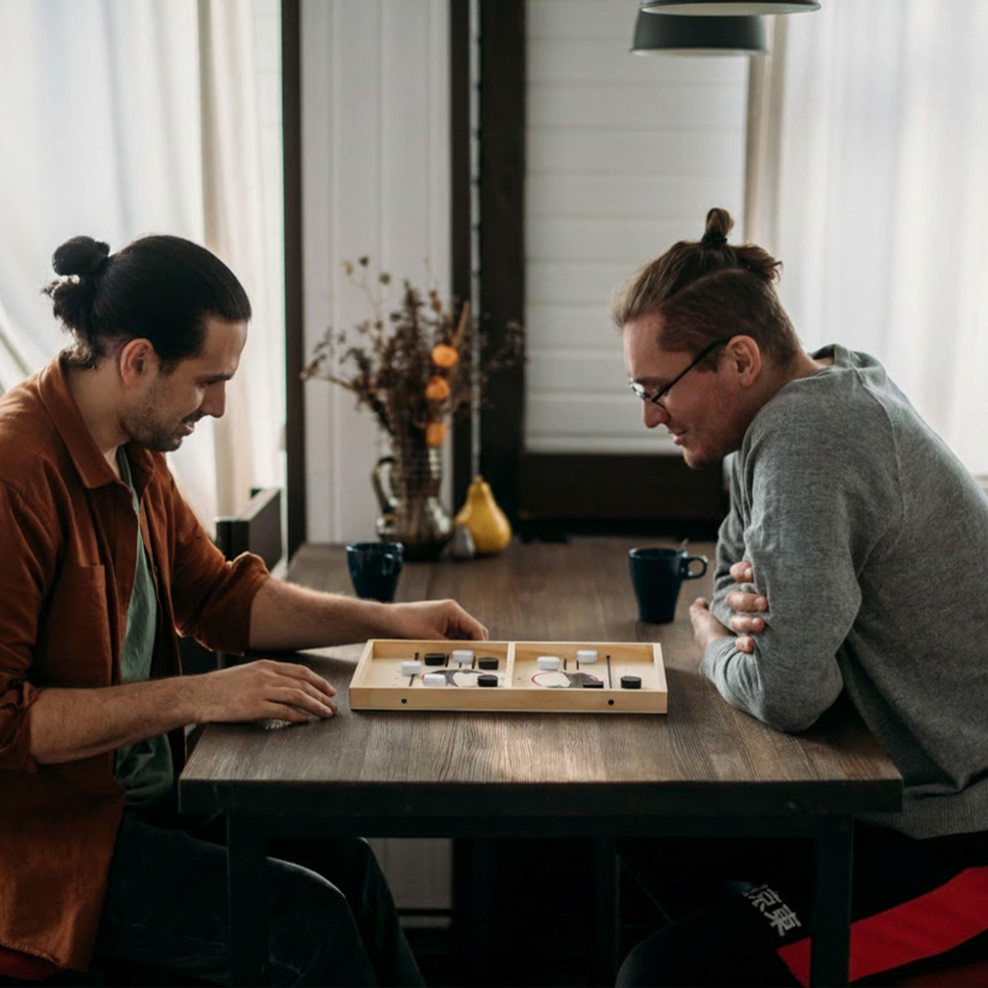 Sling Puck Tischspiel aus Holz