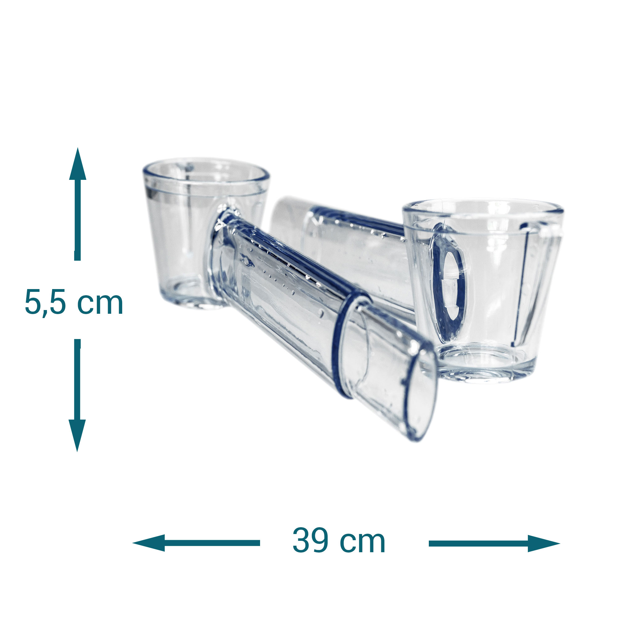 Trinkspiel - Wingman Schnapsglas 4051 - 8