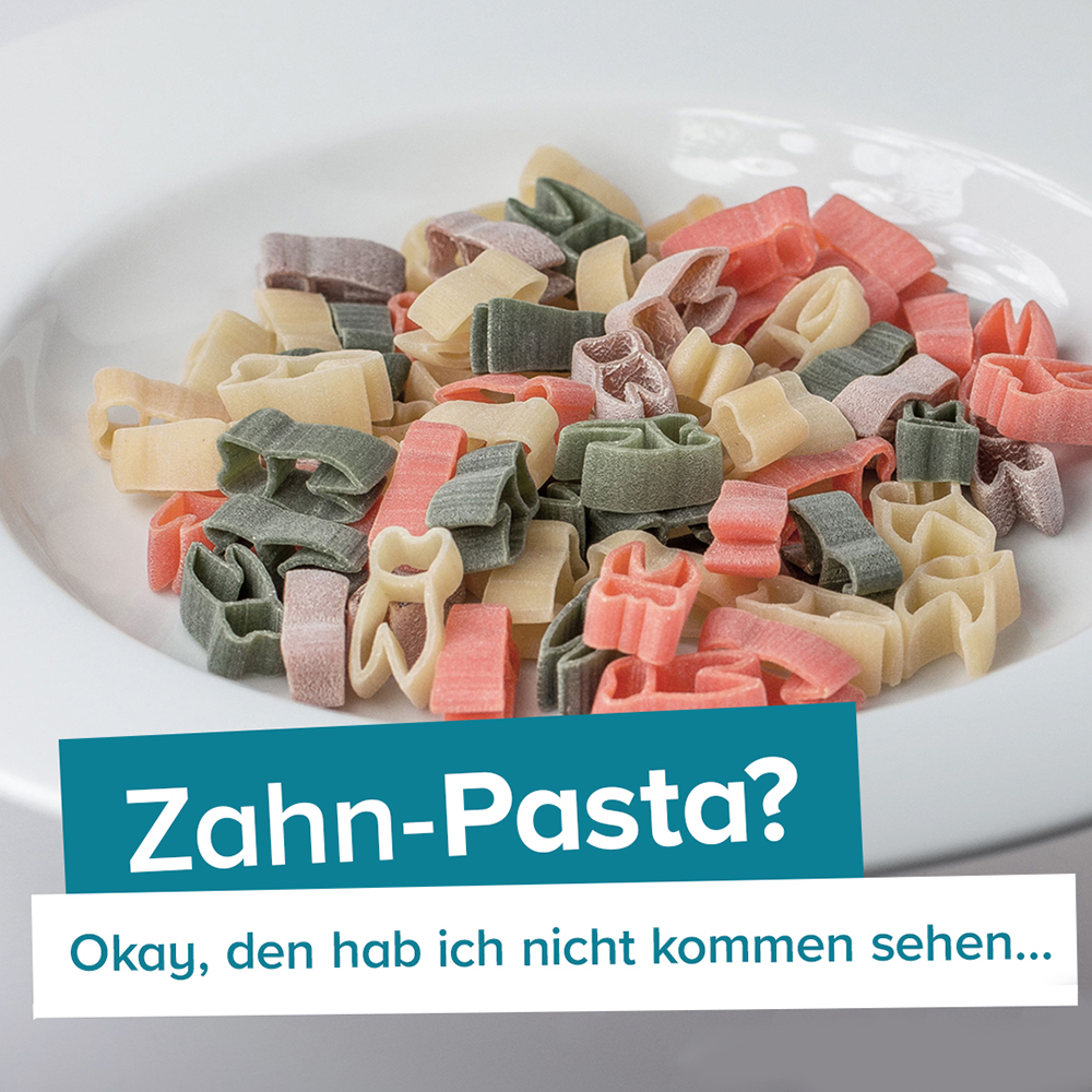 Zahn Pasta - 250 g bunte Nudeln 3840 - 3