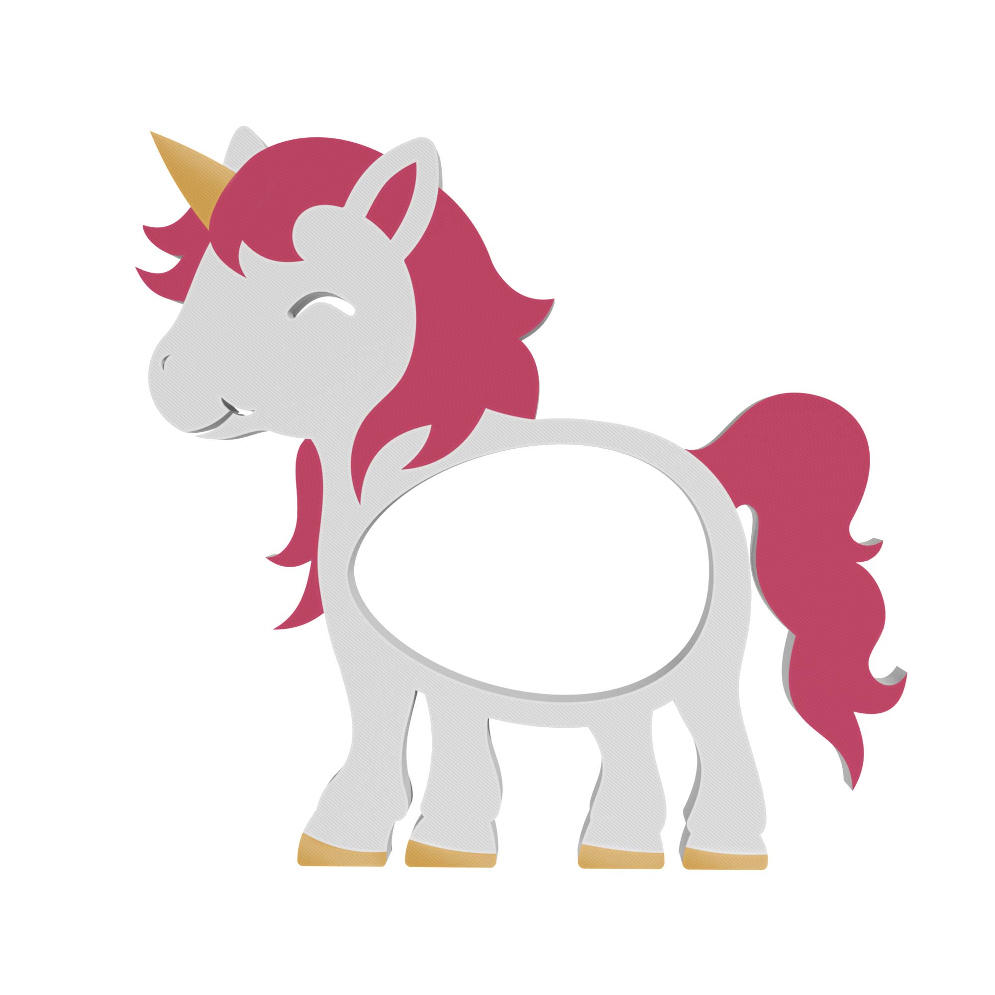 Einhörner Ü-Ei Halter - 3er Set