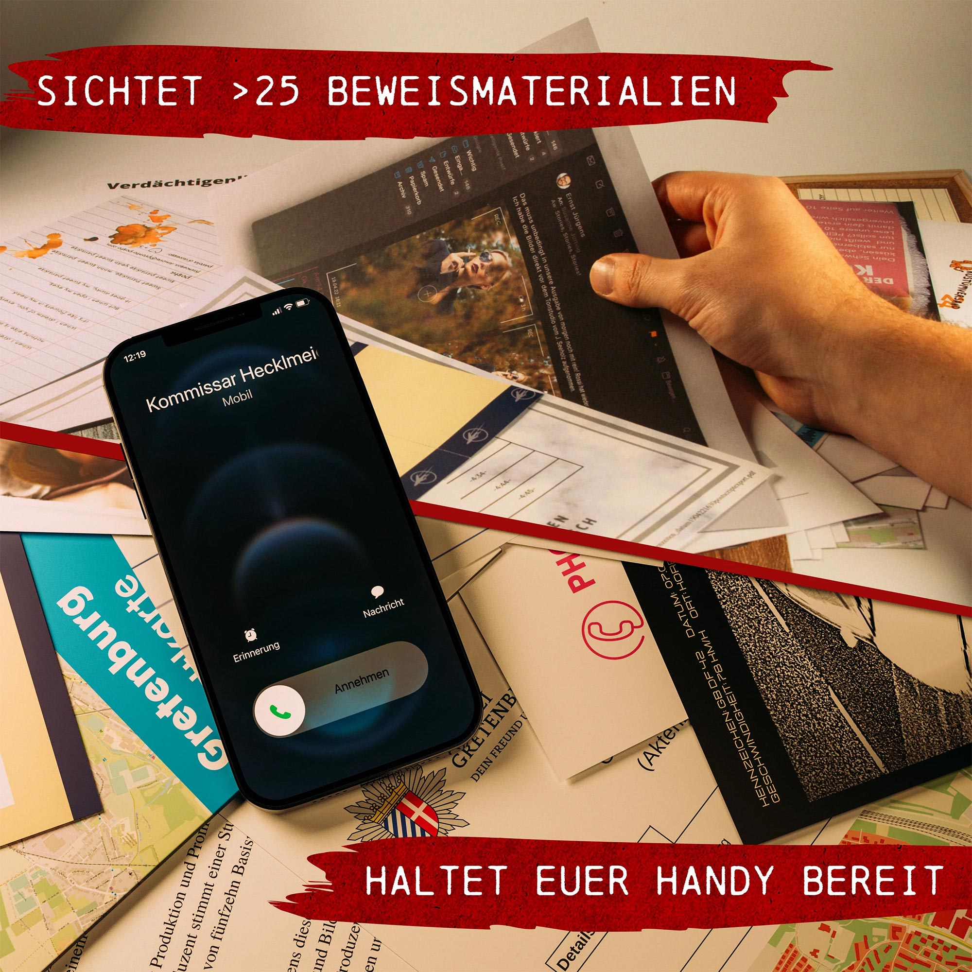 Detektivspiel - Krimi Tatort Tonstudio