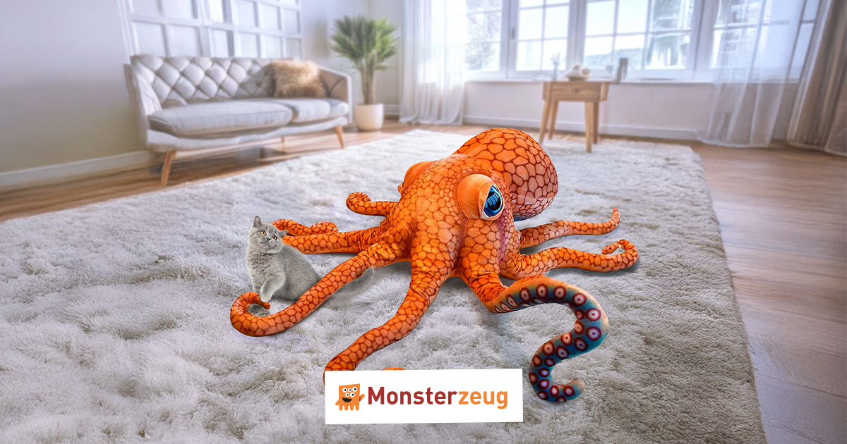 Wunderbar Riesen Oktopus Kuscheltier Bilder