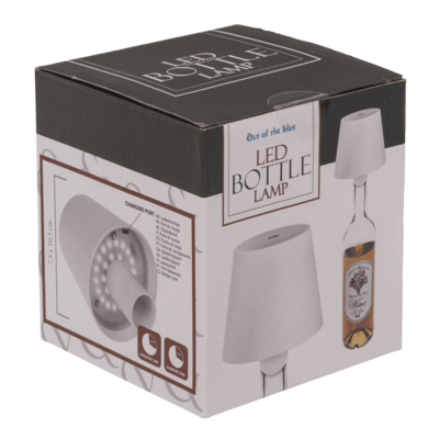 Flaschenleuchte LED mit Akku als Aufsatz Flaschenleuchte LED mit Akku als Aufsatz