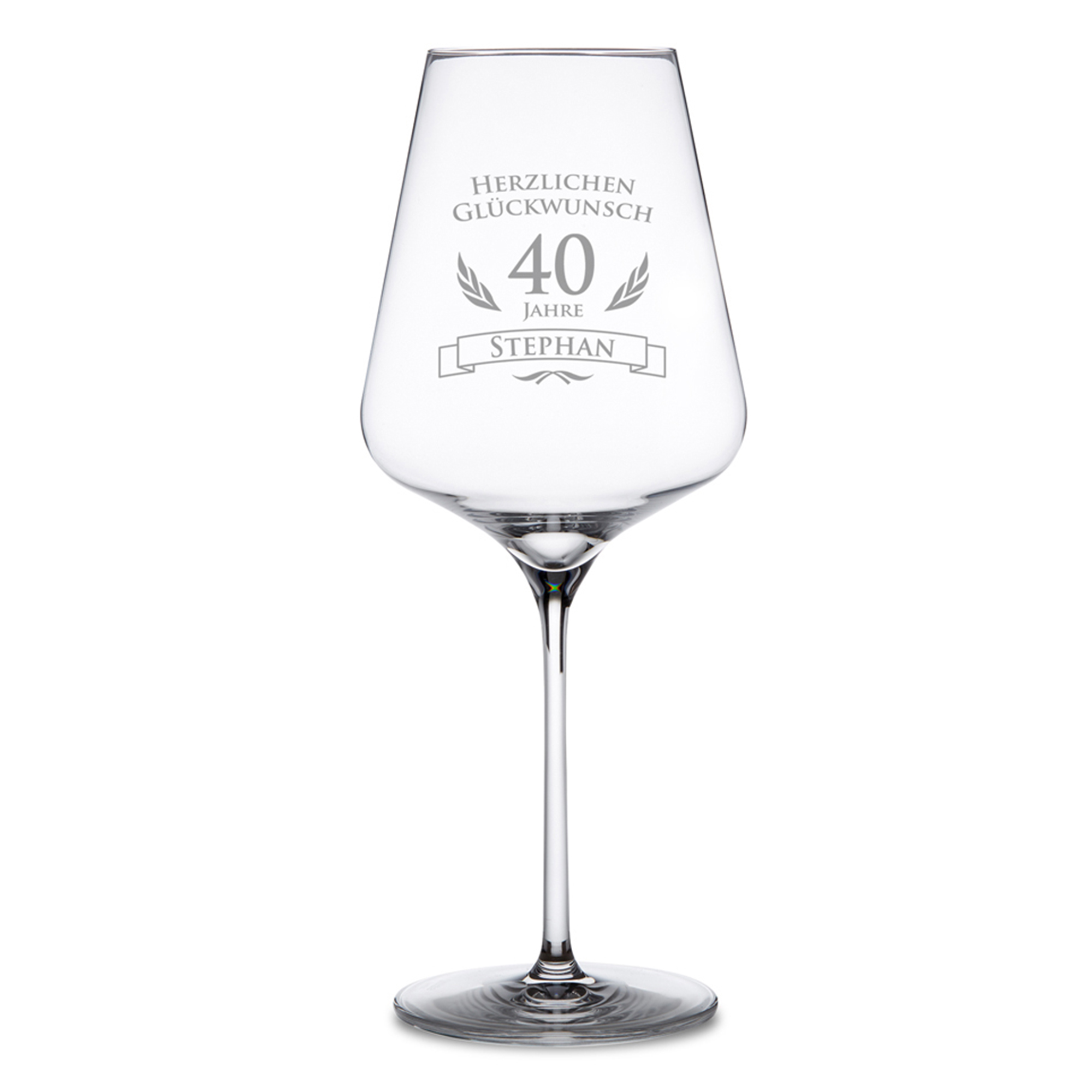 Weinglas zum 40. Geburtstag 1381 - 1