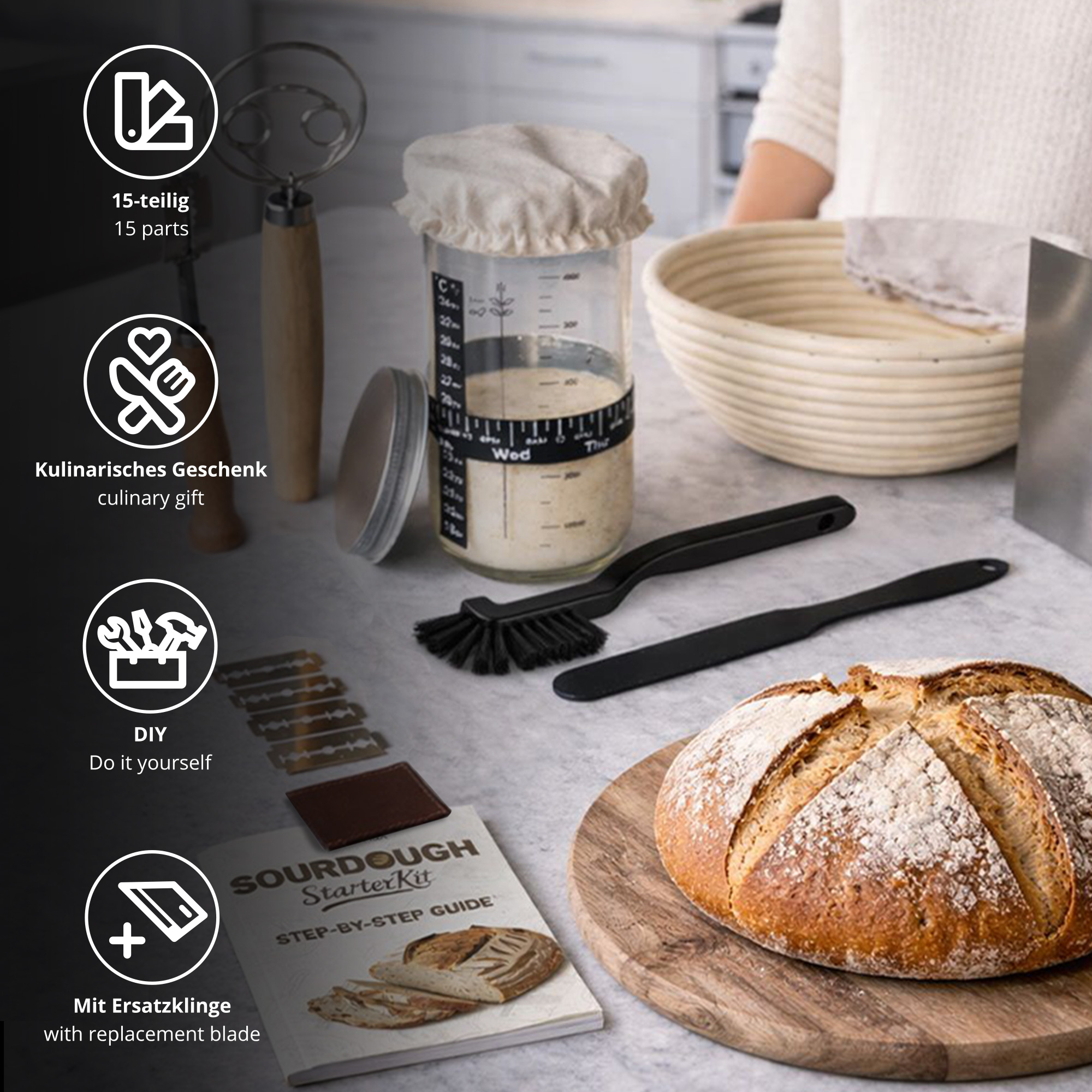 Sauerteig Brot backen - Starter Kit