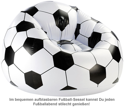 Aufblasbarer Sessel - Fußball XXL 3365 - 1