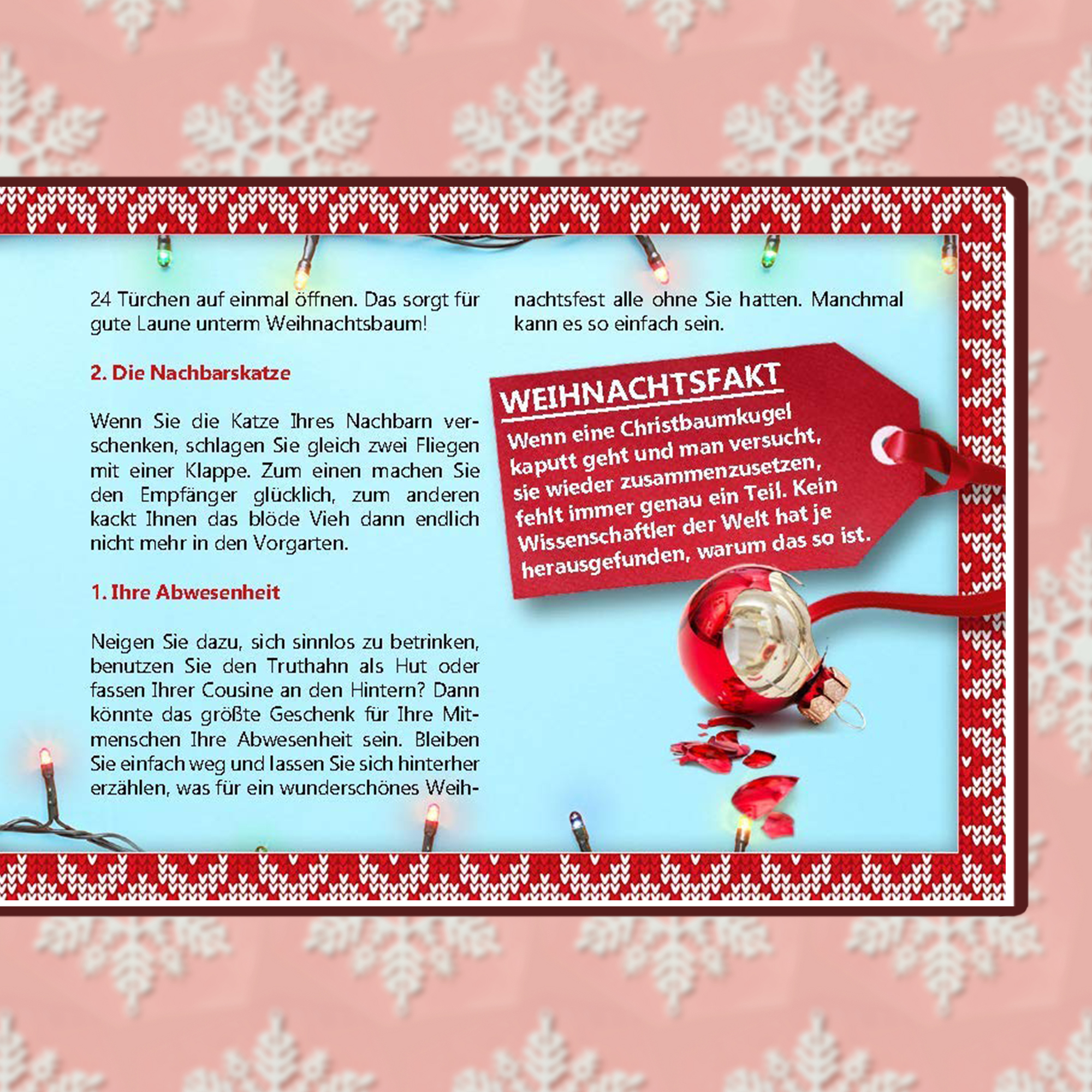 Der Postillon Adventskalender & Weihnachtsmütze im Set 4019 - 5