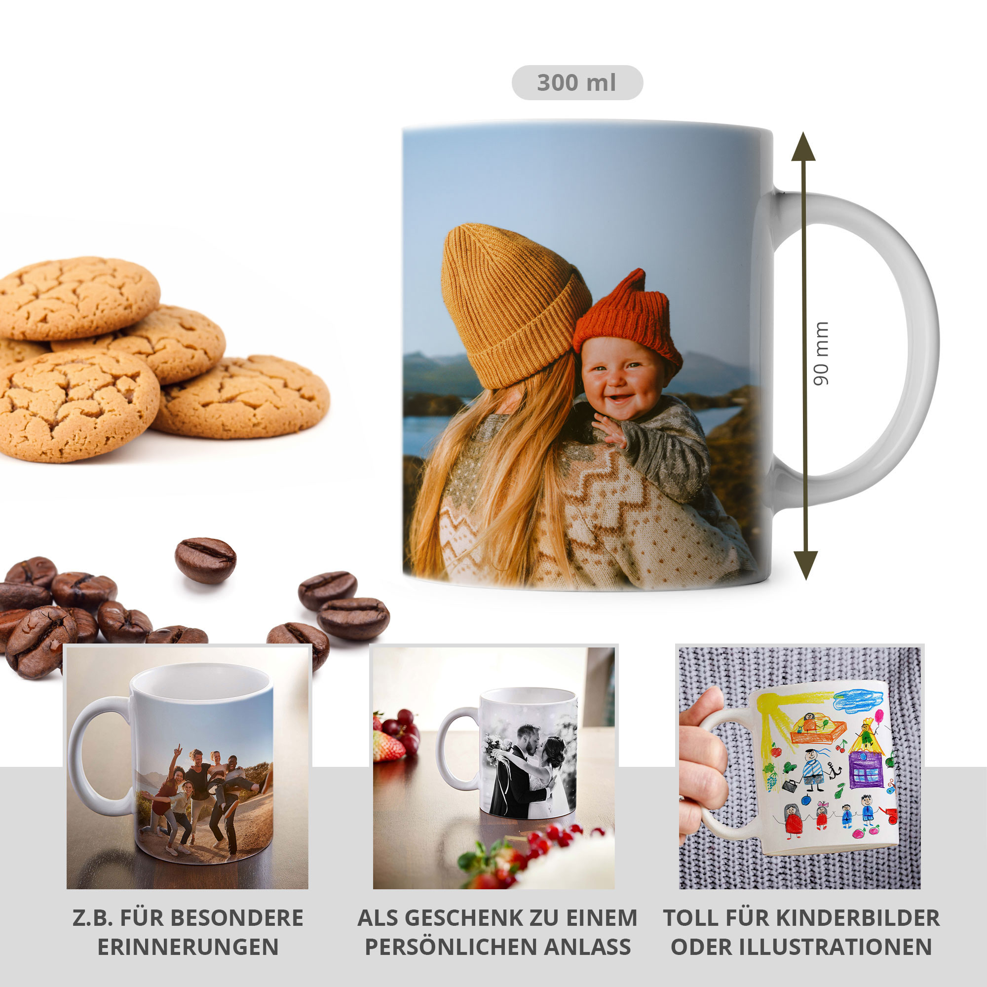 Fototasse Frau - personalisiert Fototasse Frau - personalisiert