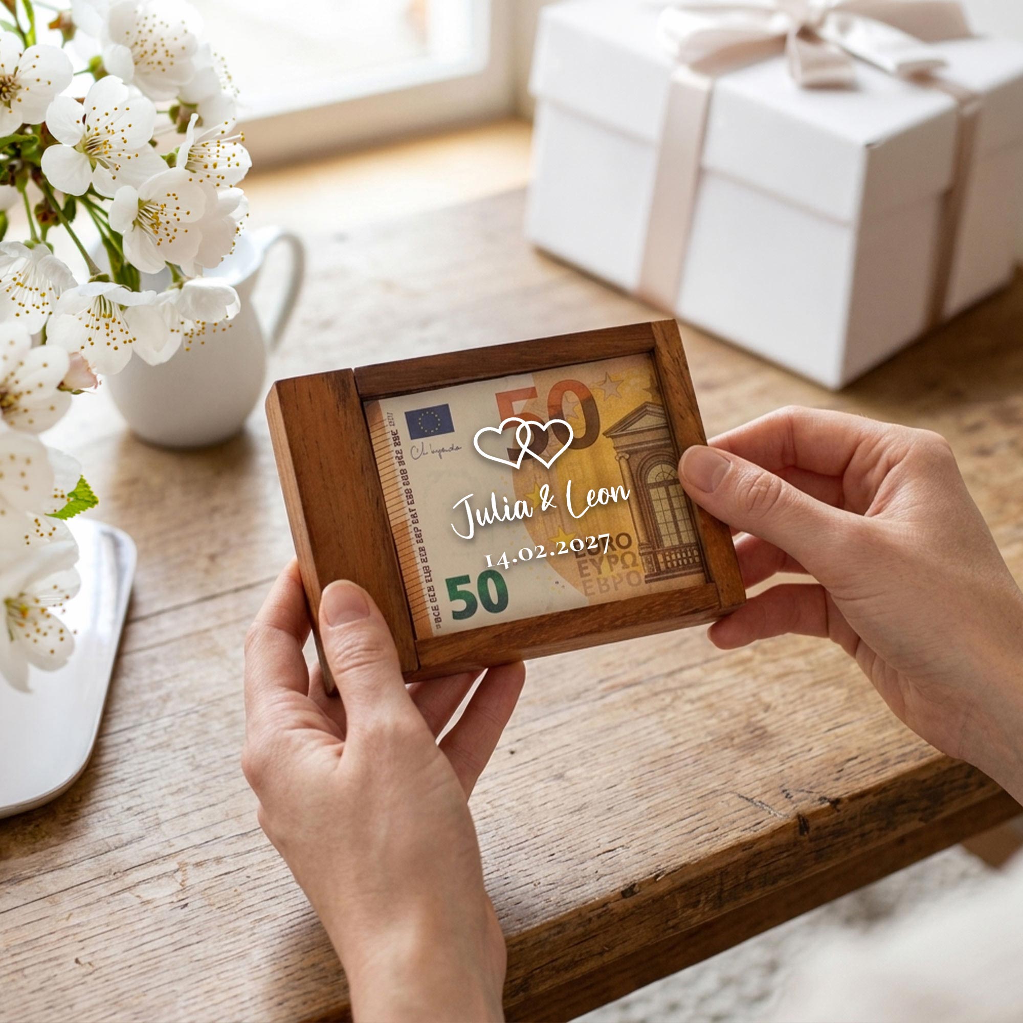 Magische Geldgeschenkbox Kompakt zur Hochzeit