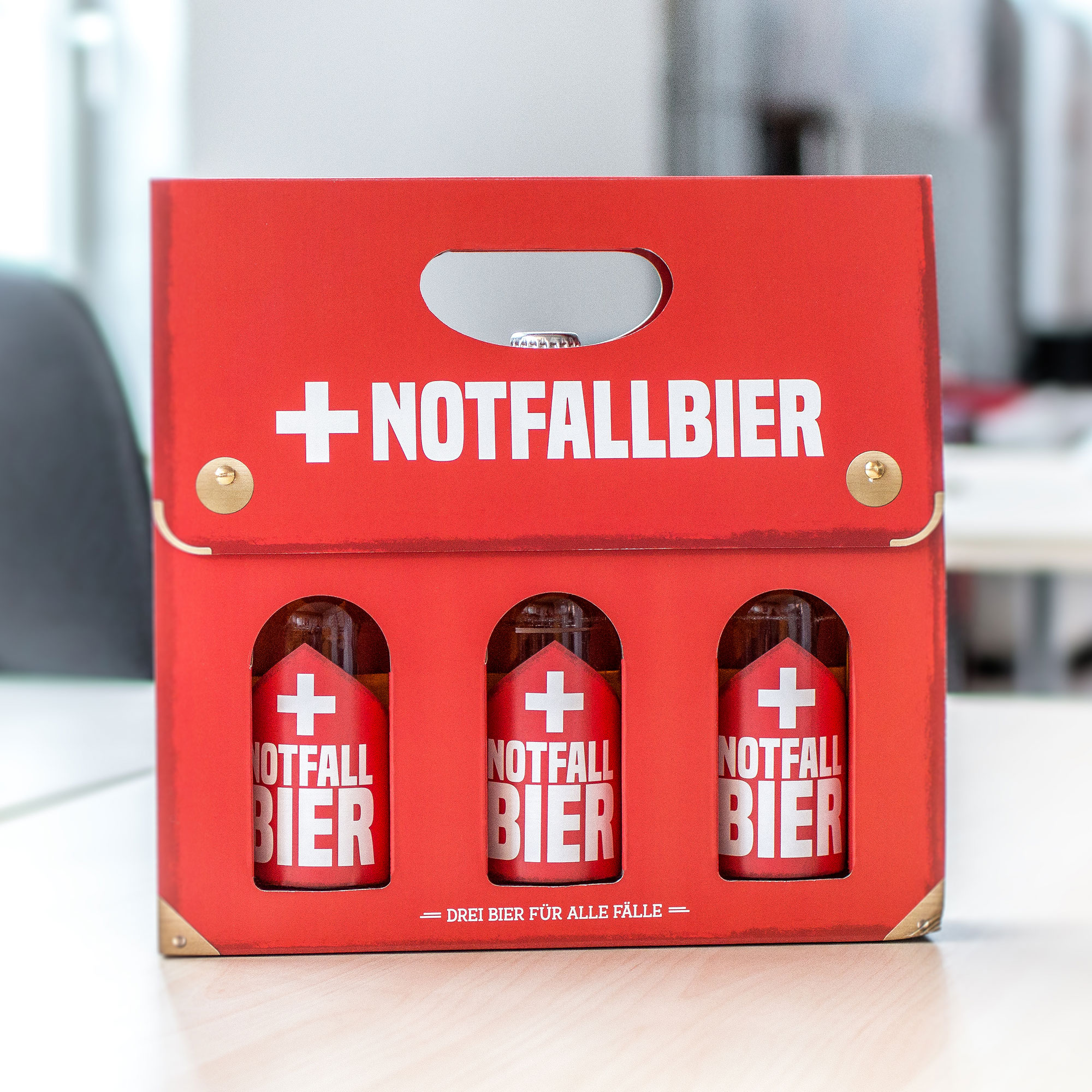 Bier Handtasche für Männer - Notfallbier 3811 - 2
