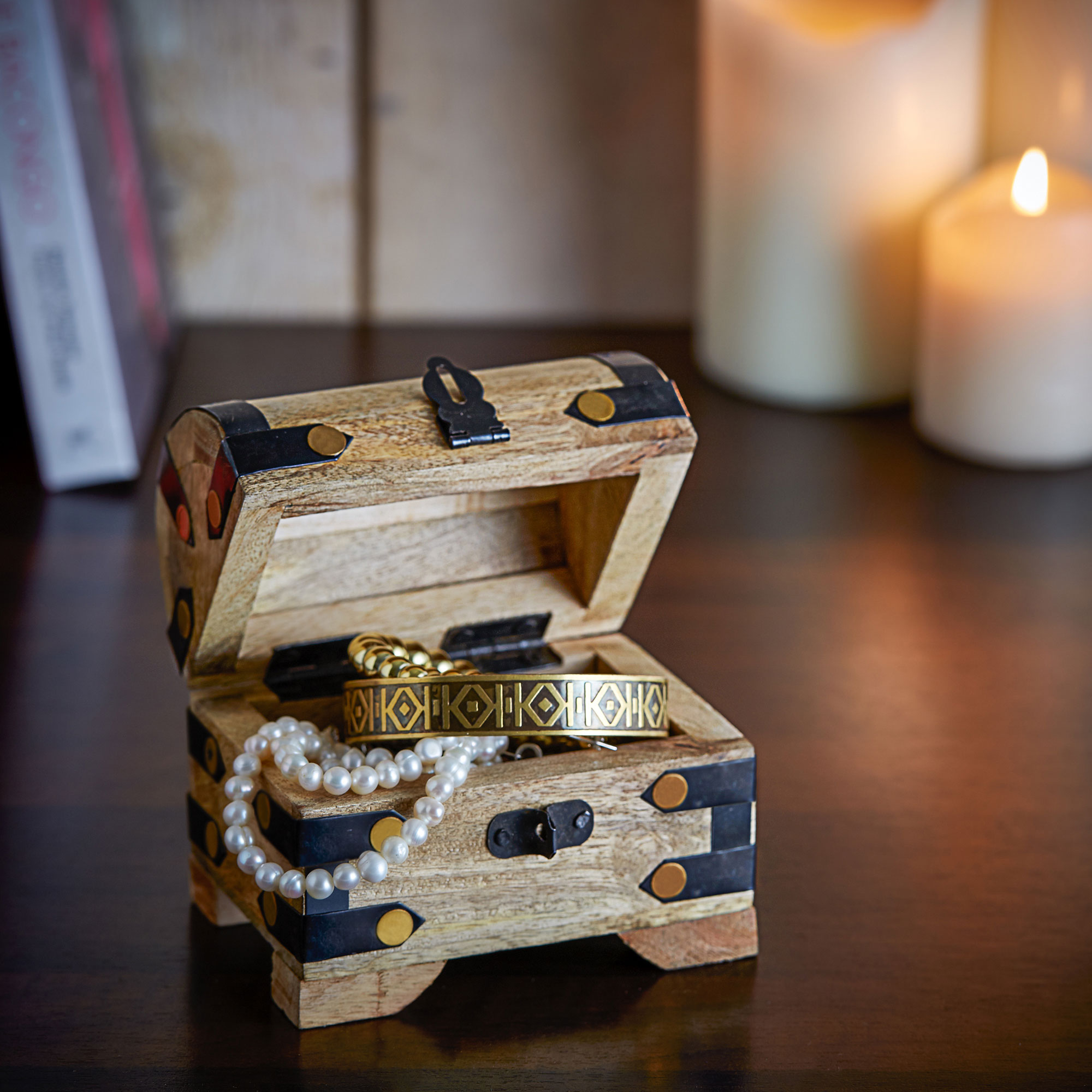 Mini Geld Schatztruhe - Hell Mini Geld Schatztruhe - Hell