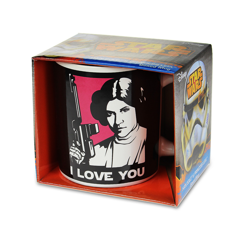 Star Wars Tasse - Han Solo und Leia 2321 - 3