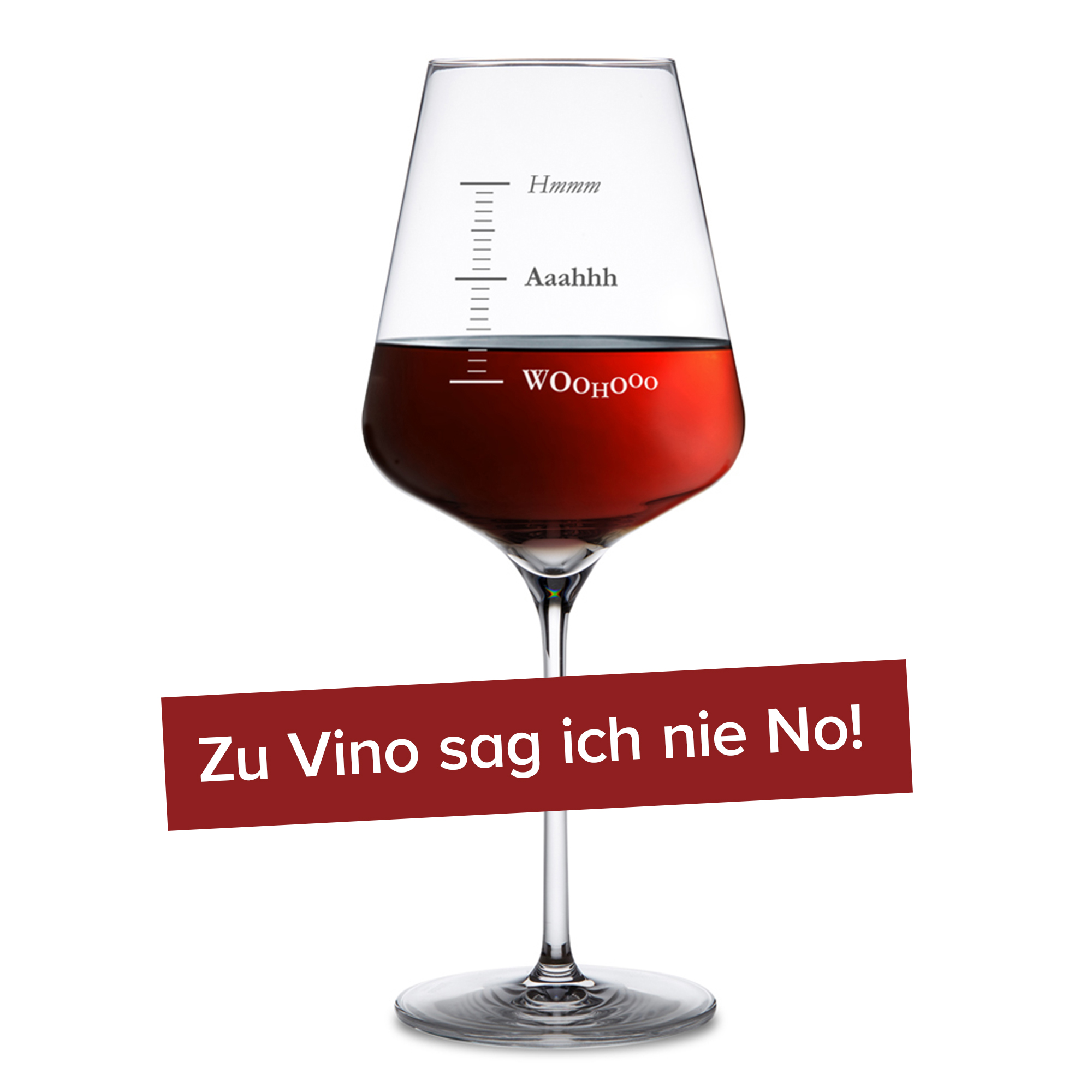 Weinglas mit Gravur - Woohooo 3283 - 2
