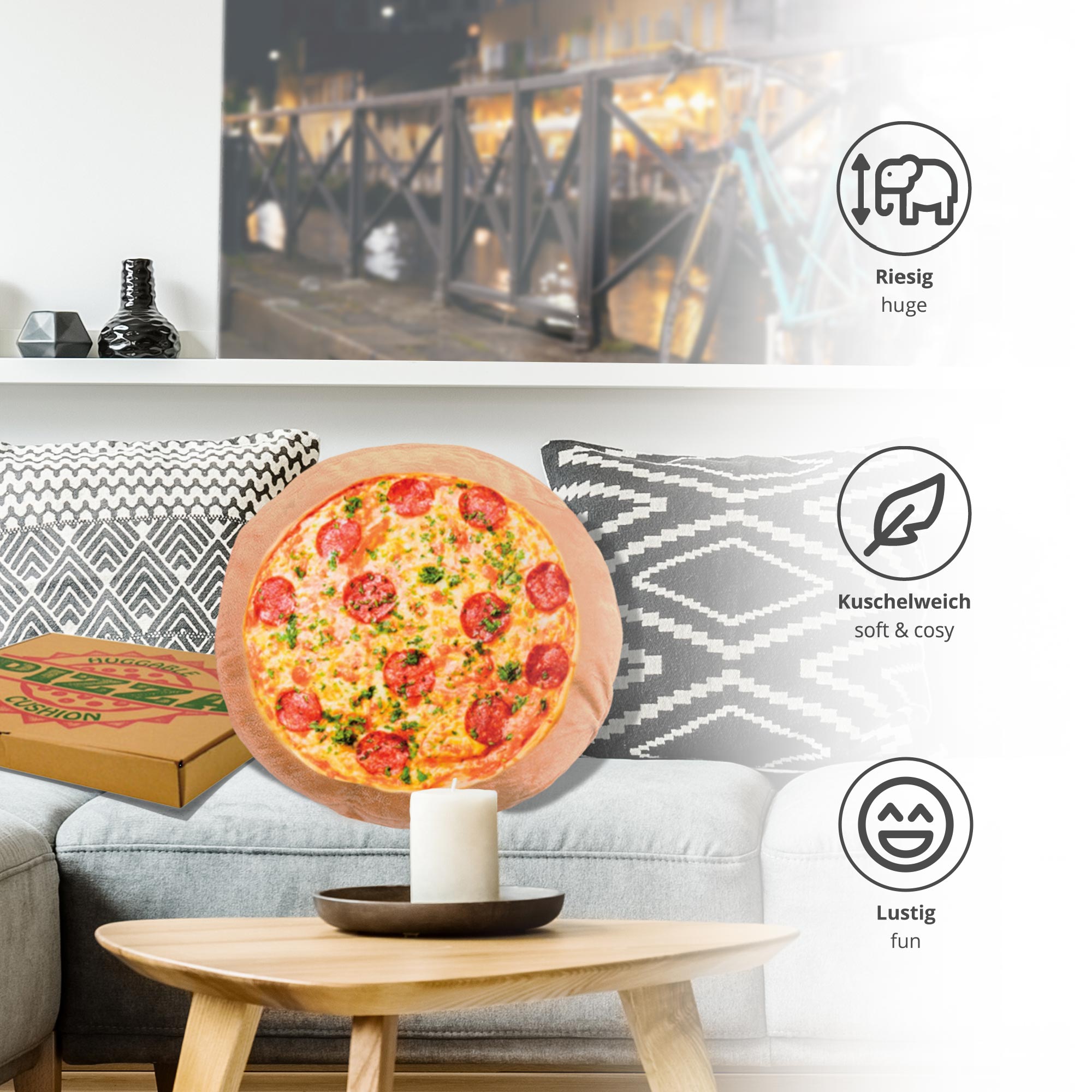 Pizza Kissen