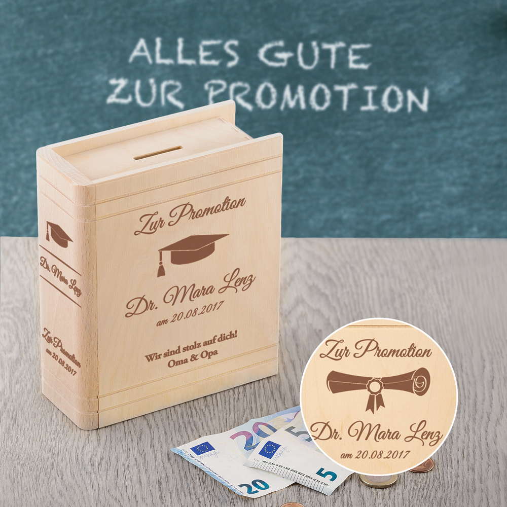 Personalisiertes Sparbuch zur Promotion 3001