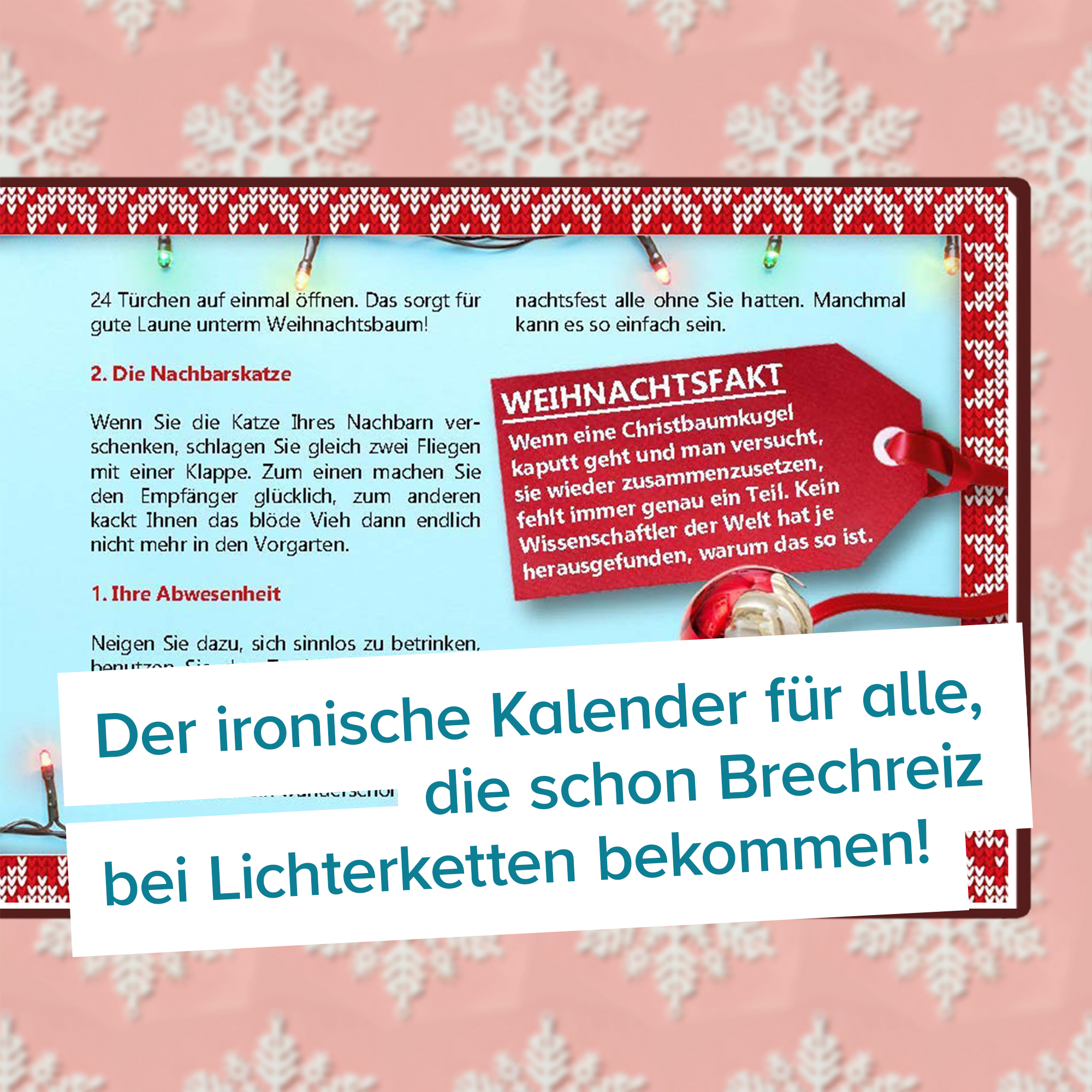 Der Postillon Adventskalender & Weihnachtsmütze im Set 4019 - 7