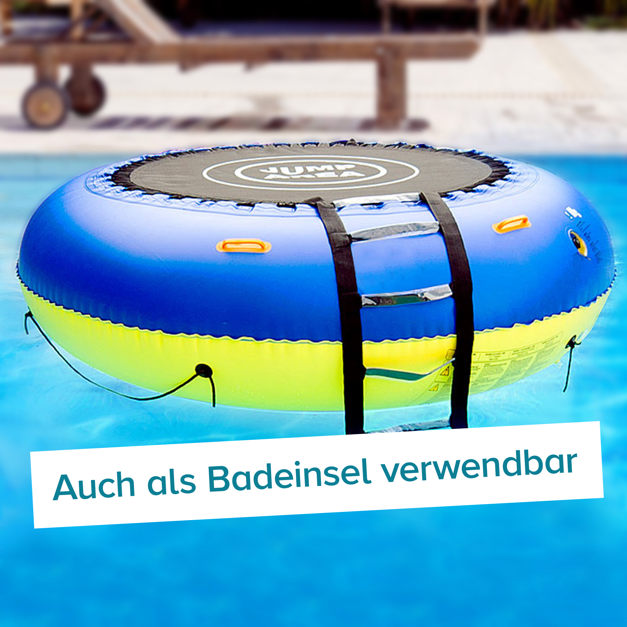 Trampolin und Kinderpool 4in1