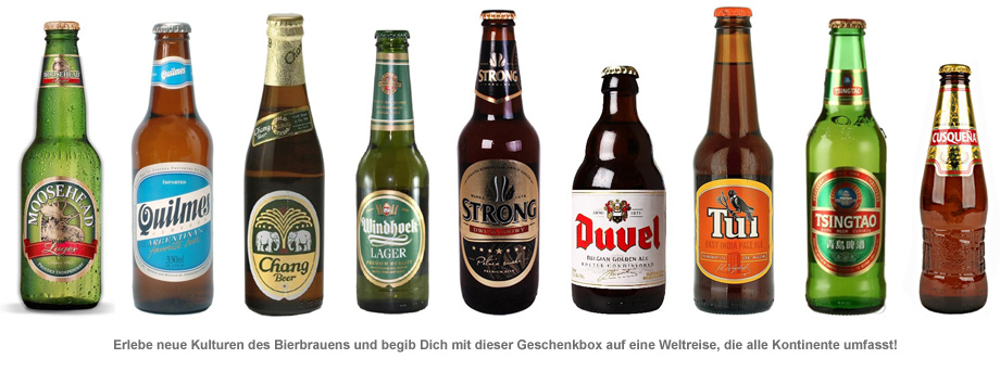 Biere aus aller Welt - Geschenkbox 1928 - 1