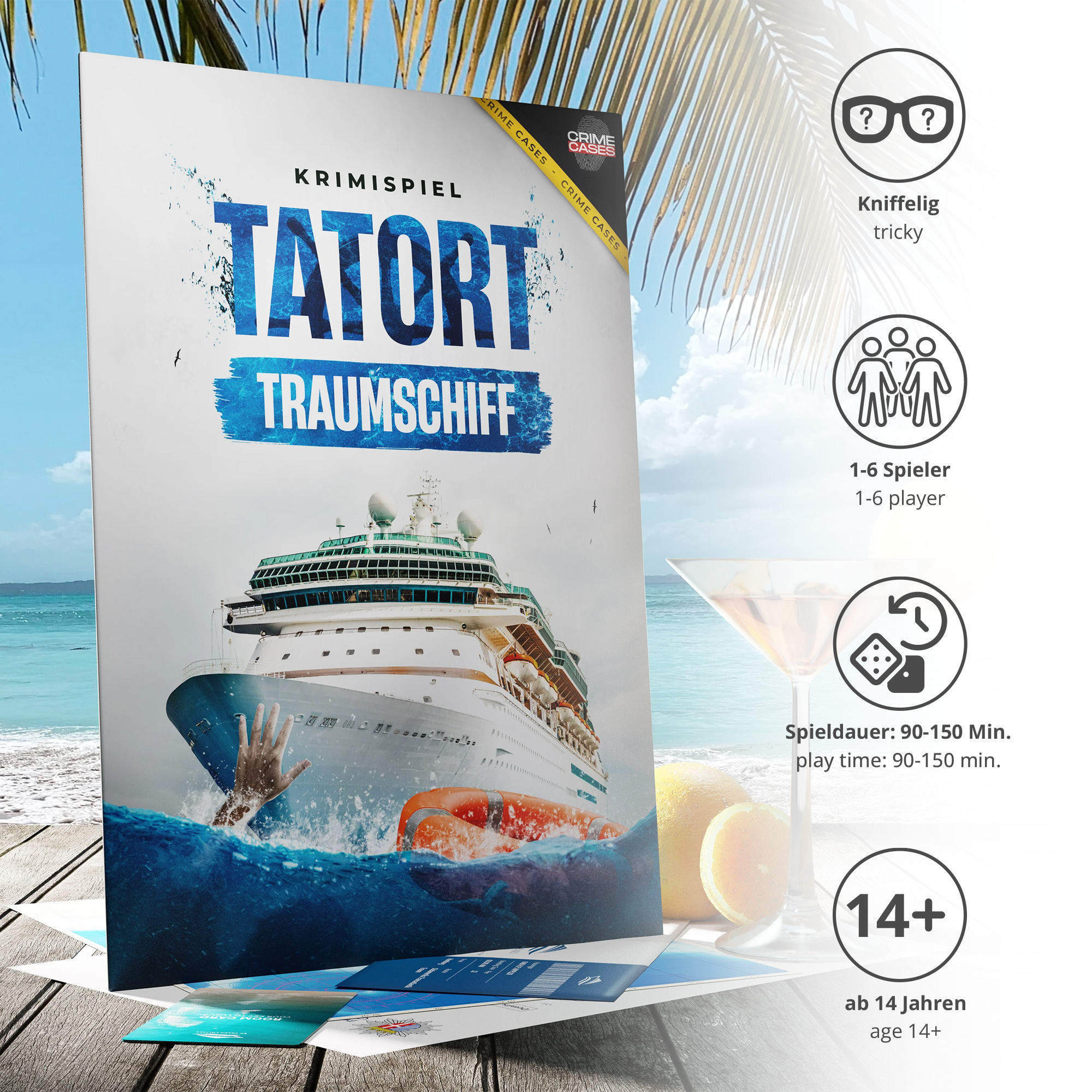 Detektivspiel - Krimi Tatort Traumschiff