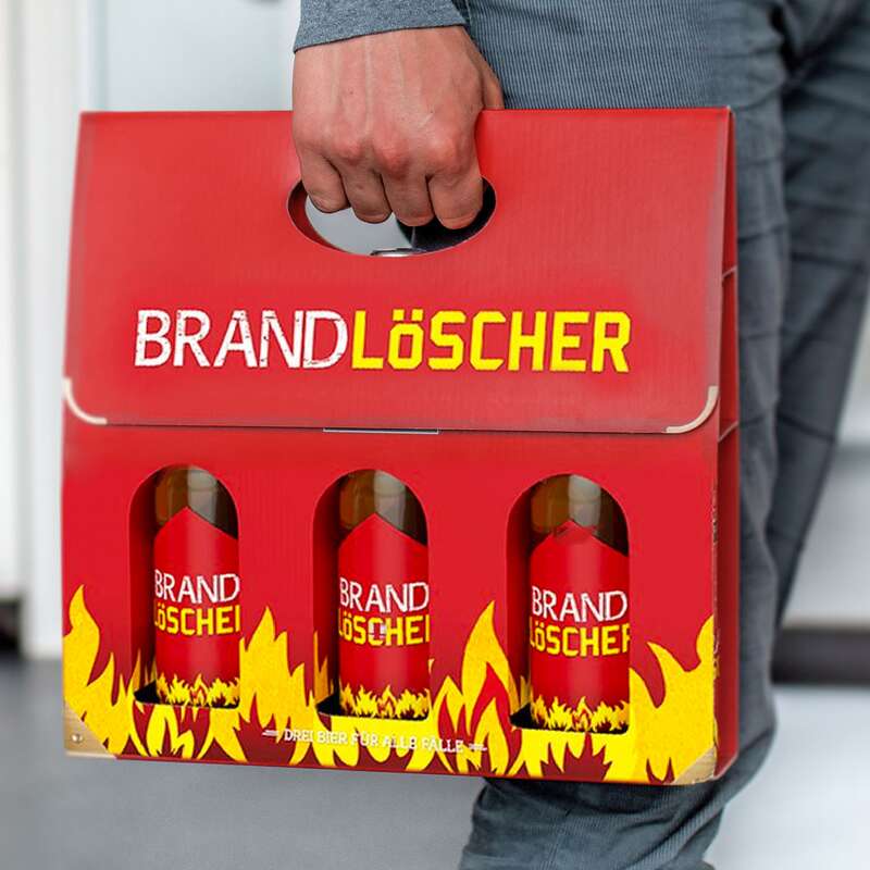 Bier Handtasche für Männer - Brandlöscher