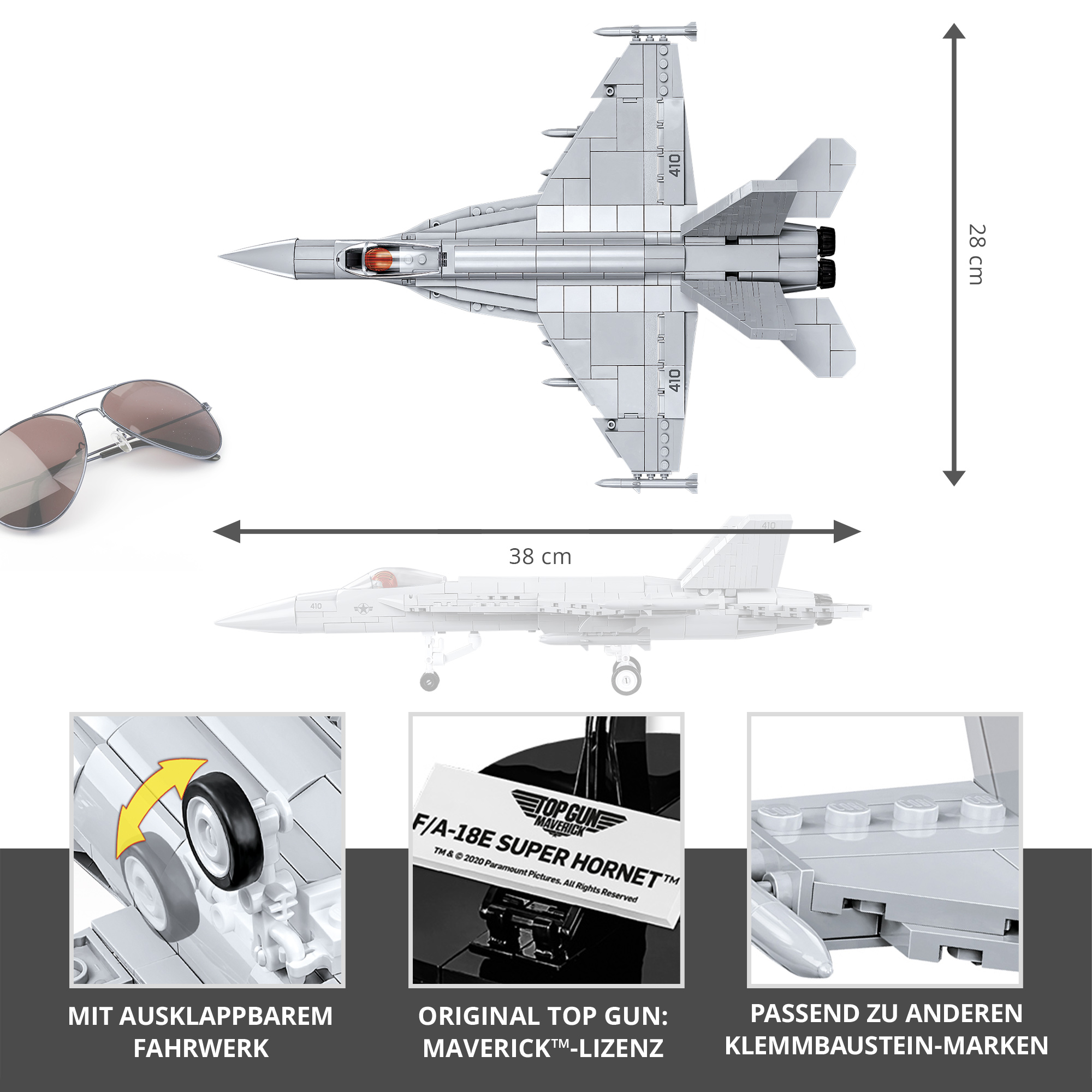 F/A-18E Super Hornet - Cobi Klemmbausteine 1021-DH-0000 - 1