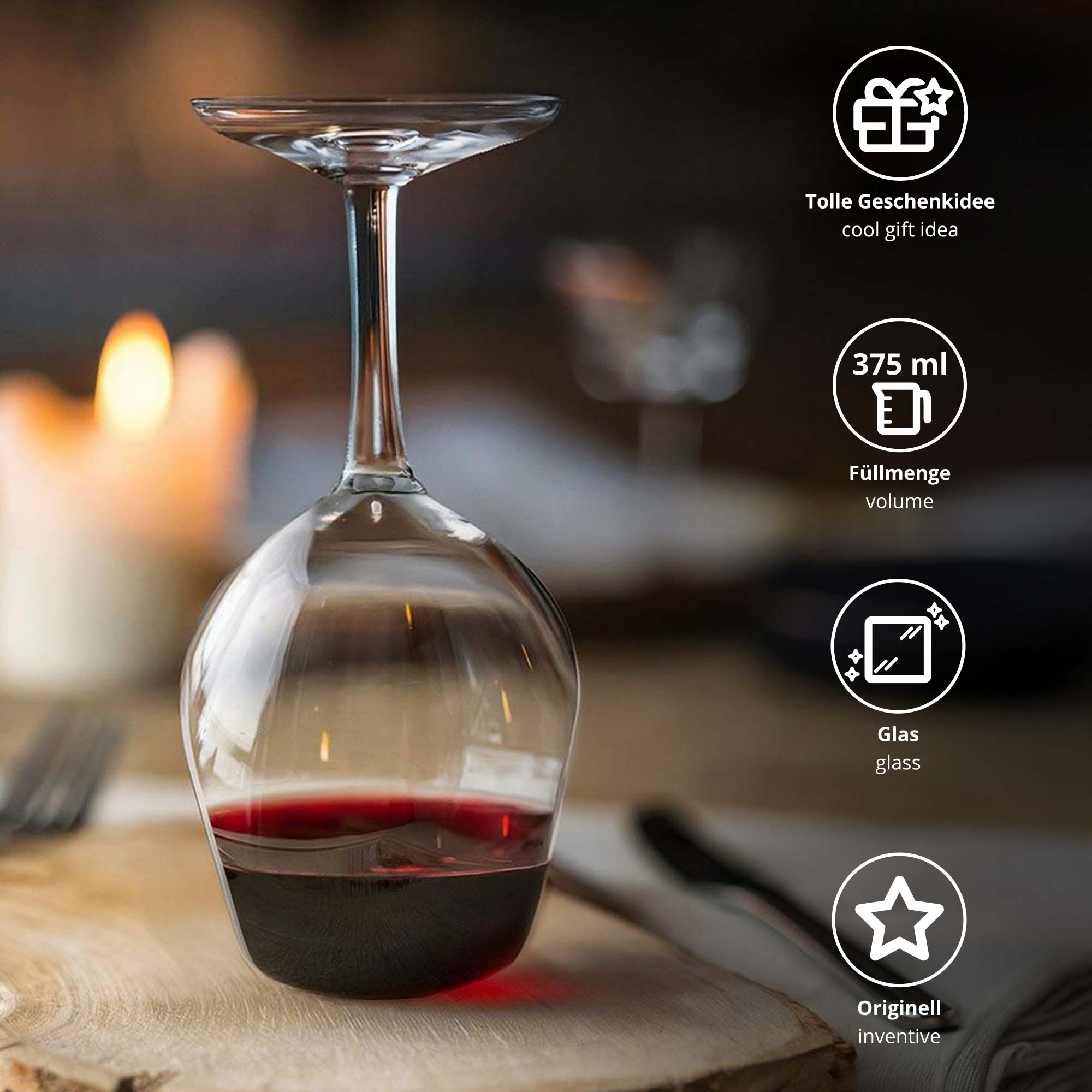 Verkehrtes Weinglas - Upside Down Verkehrtes Weinglas - Upside Down