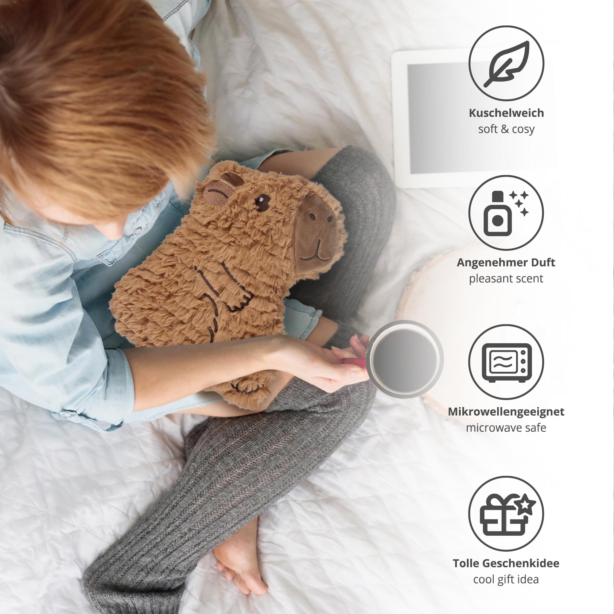 Wärmekissen - Capybara Kuscheltier Wärmekissen - Capybara Kuscheltier