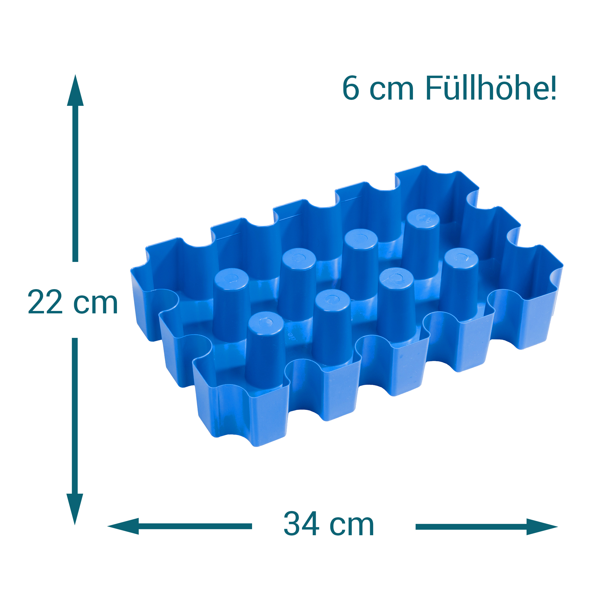 Bierkühler - Eisblockform für Bierkisten - 0,33 l Flaschen