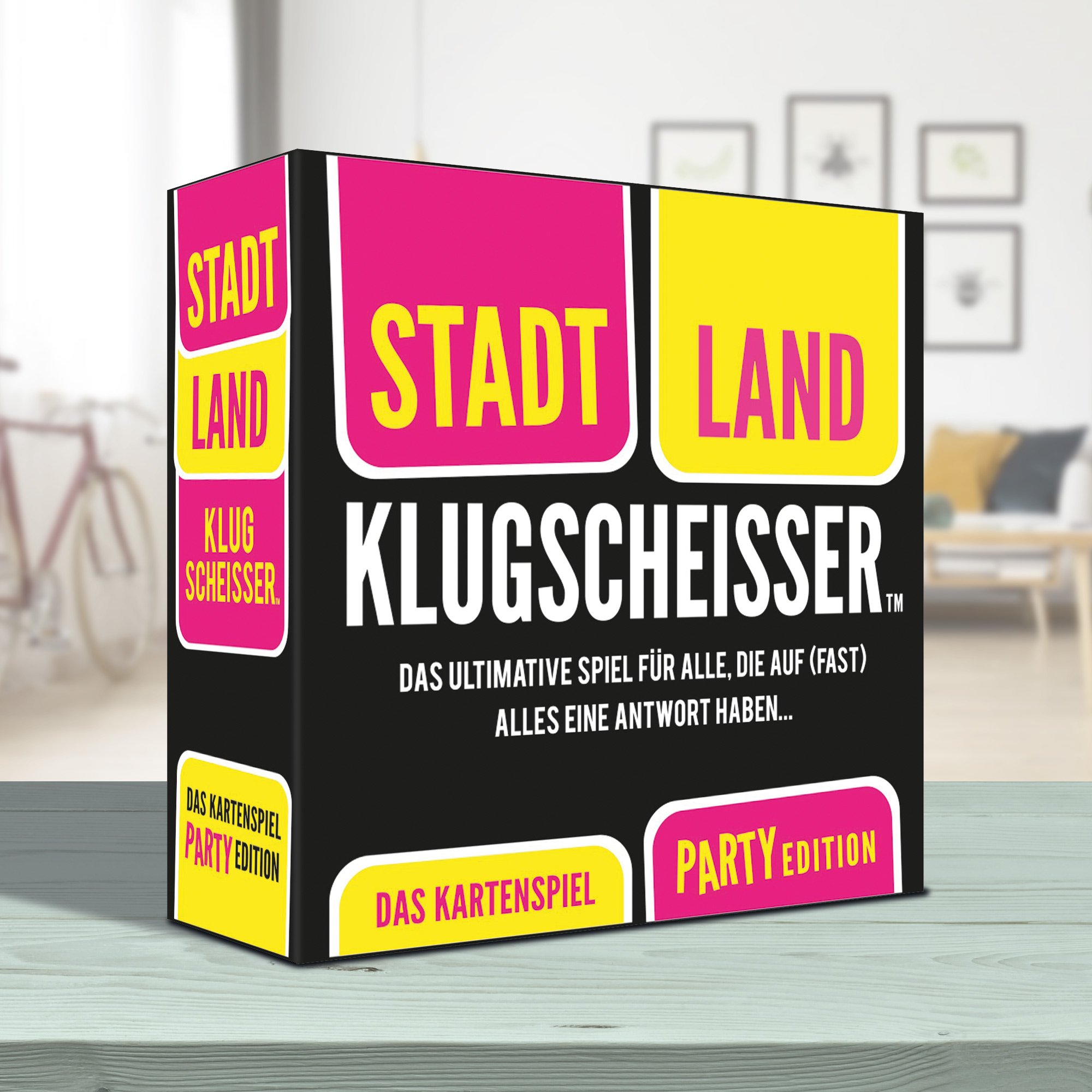Stadt Land Klugscheisser - Kartenspiel