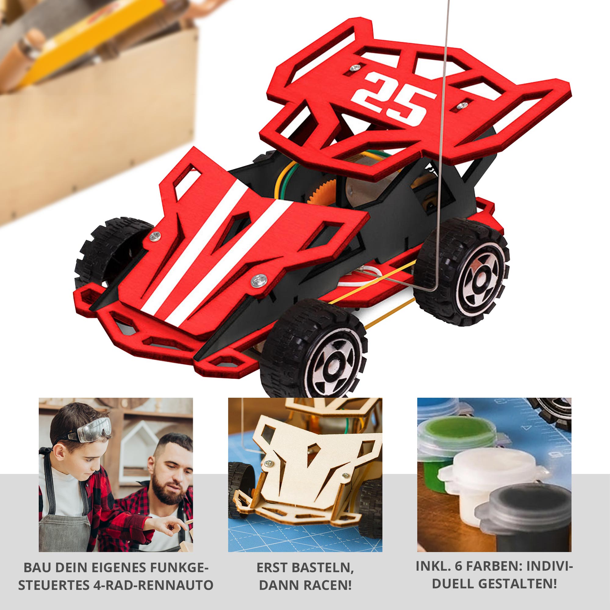 Build Your Own - Ferngesteuertes Rennauto