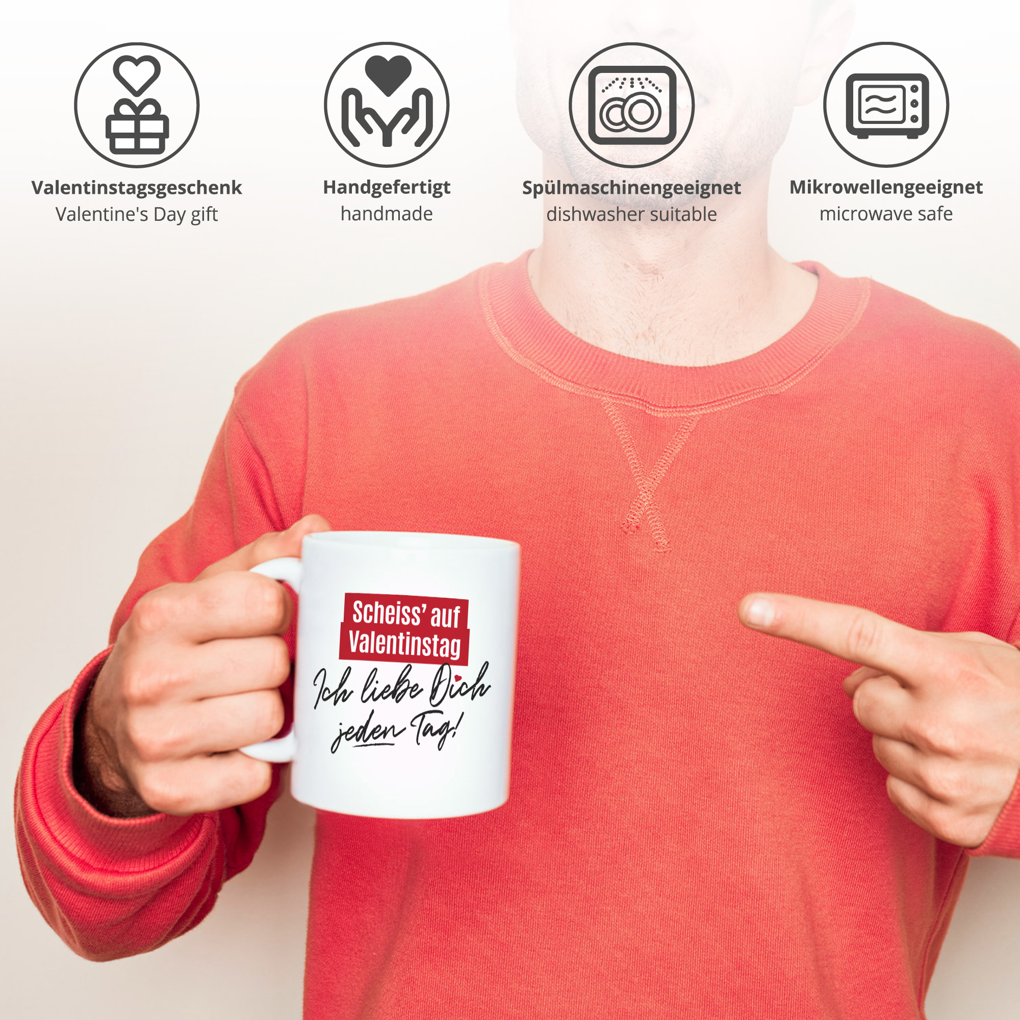 Tasse - Ich liebe Dich jeden Tag