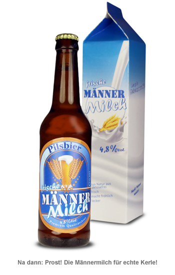 Bierflasche 0,33 l - Männermilch 3029 - 1