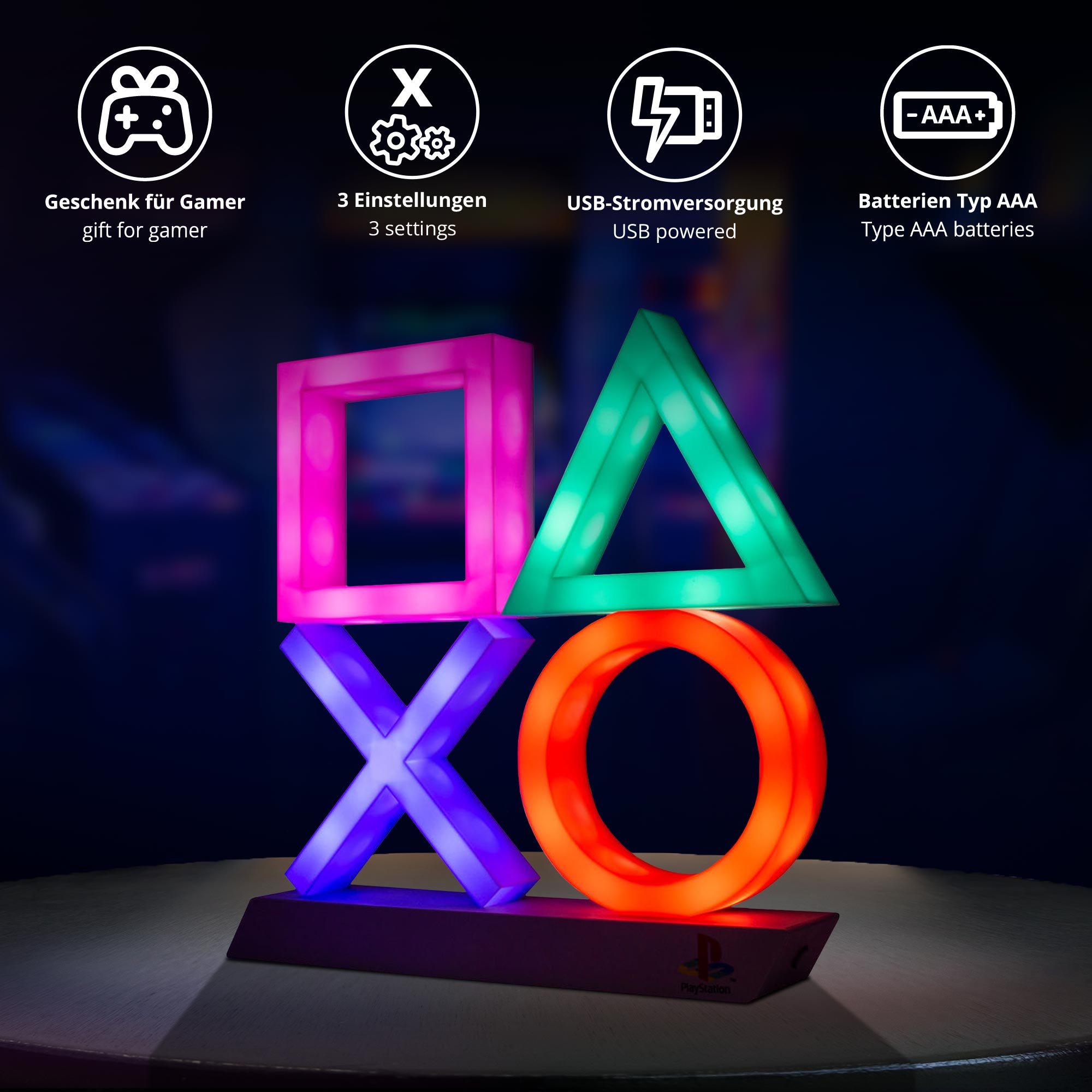Tischlampe - PlayStation Icons Light XL