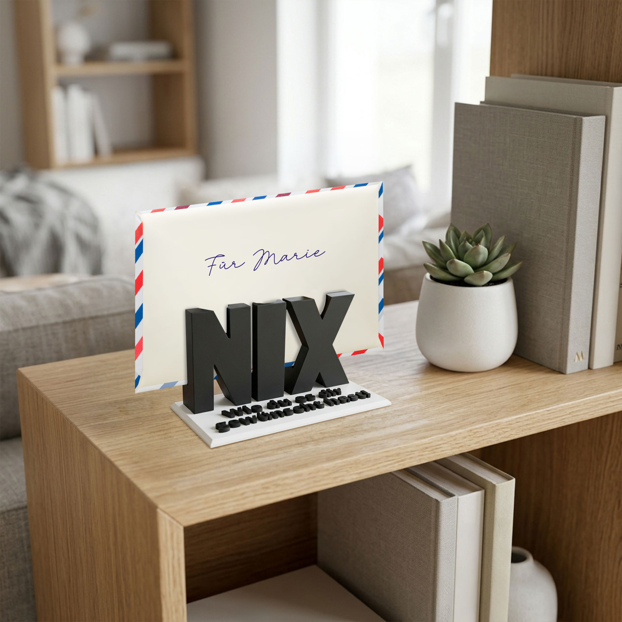 Das Nix Geschenk Schwarz - Geschenkverpackung für Geld & Gutscheine Das Nix Geschenk Schwarz - Geschenkverpackung für Geld & Gutscheine