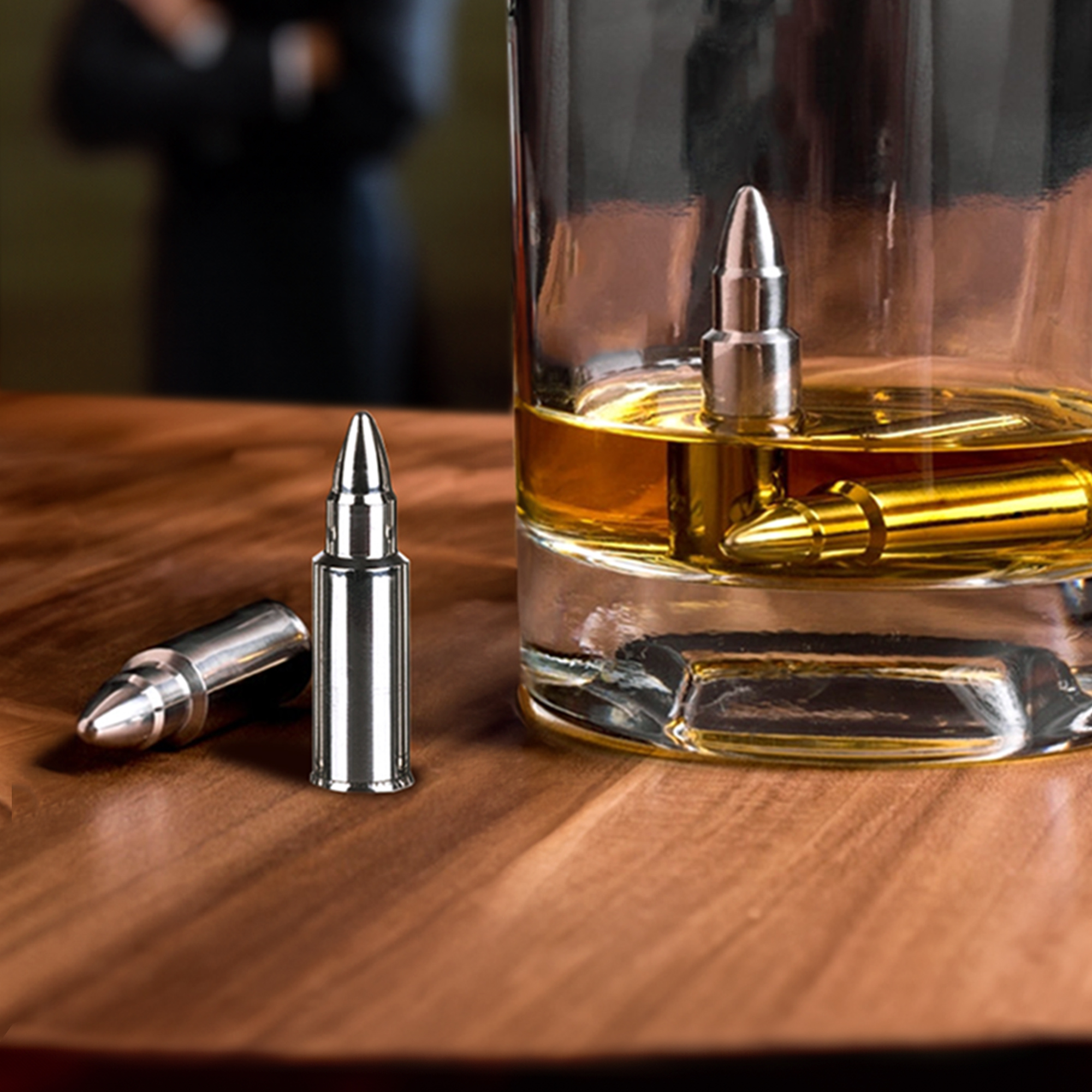 Eiswürfel Patronen aus Metall