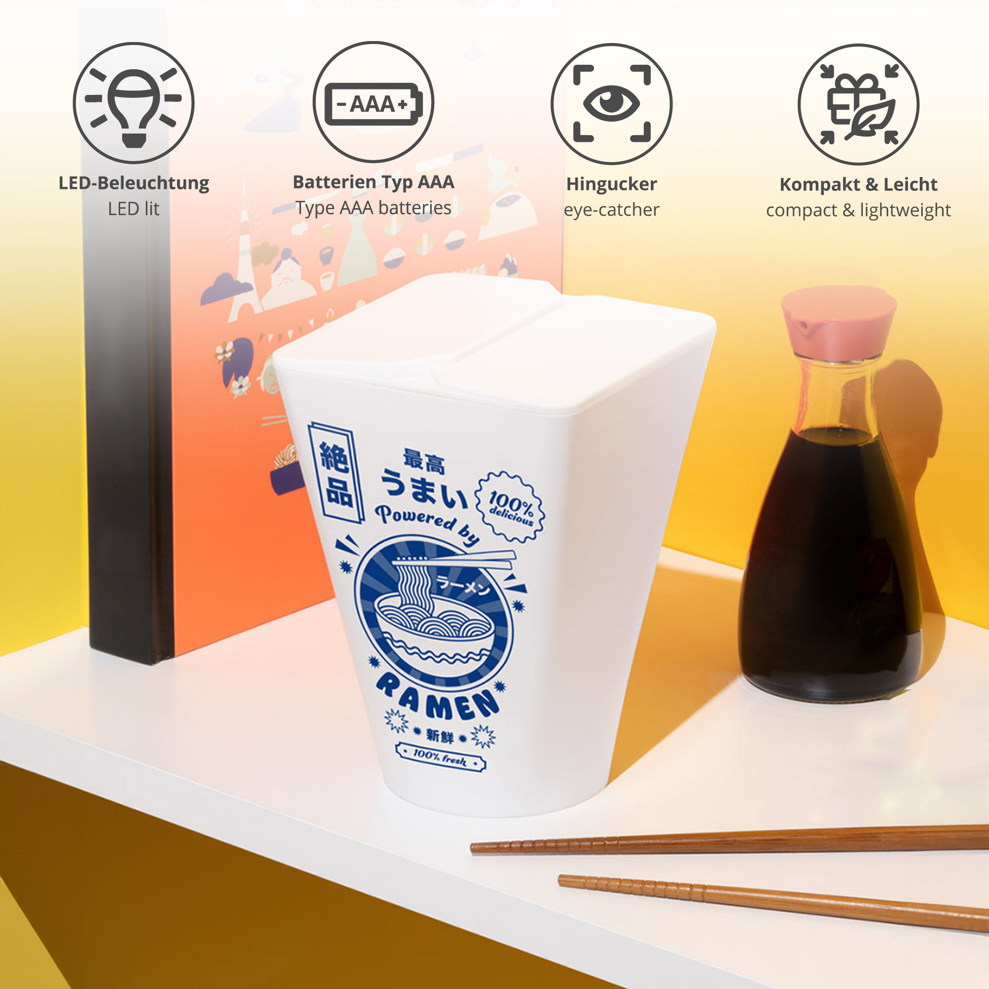 LED Lampe - Ramen Box