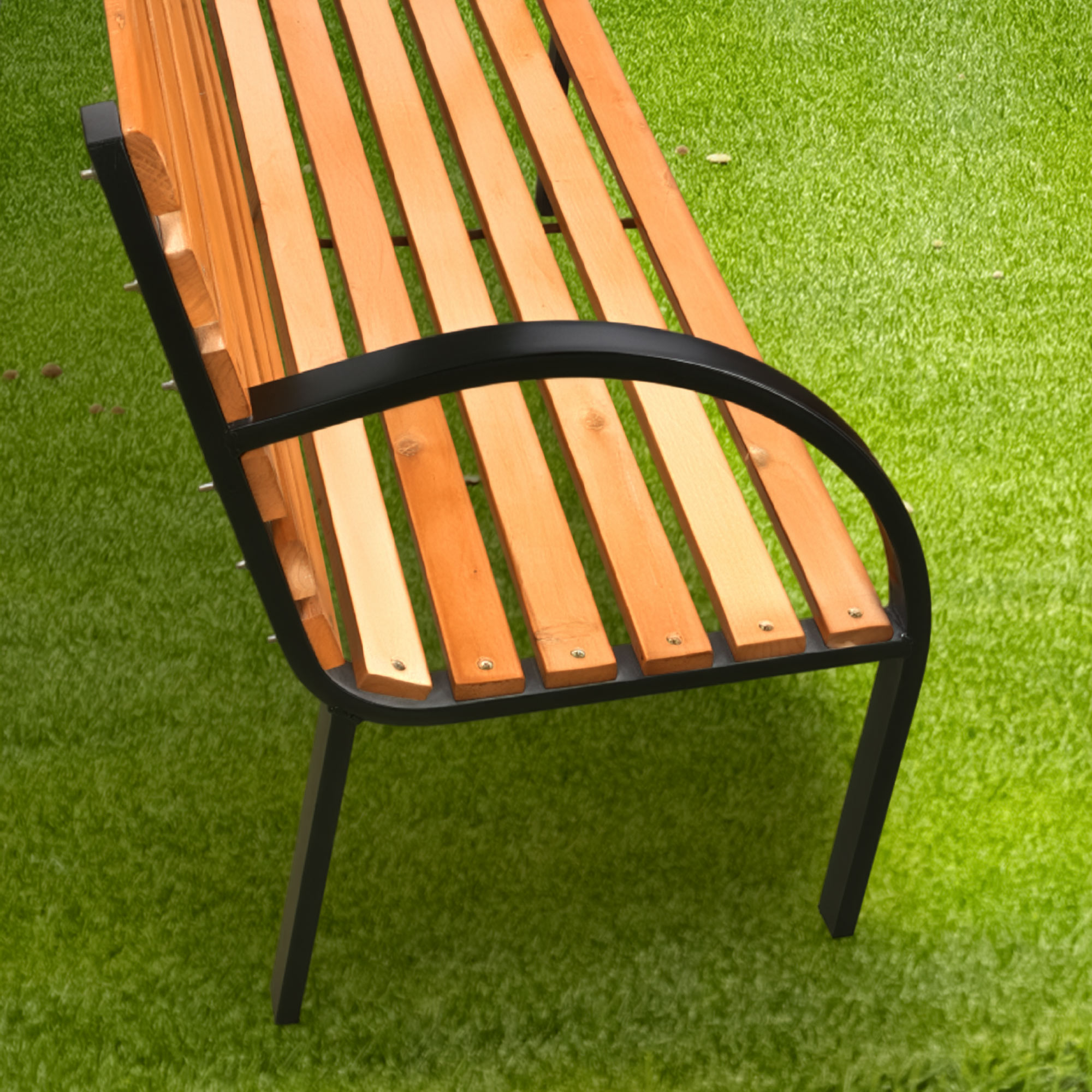 Personalisierte Hochzeitsbank 2 Sitzer - Schwarz Personalisierte Hochzeitsbank 2 Sitzer - Schwarz