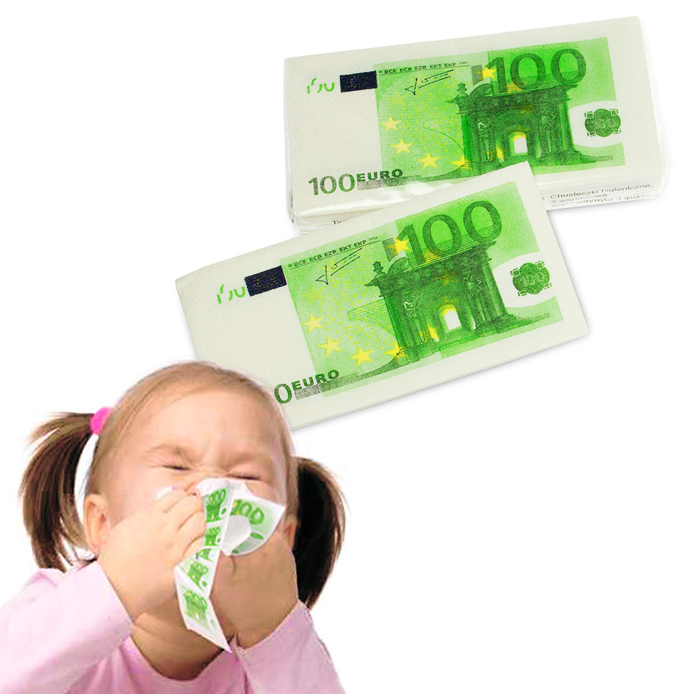 Geld Taschentücher - 100 Euro Scheine 1006 - 2