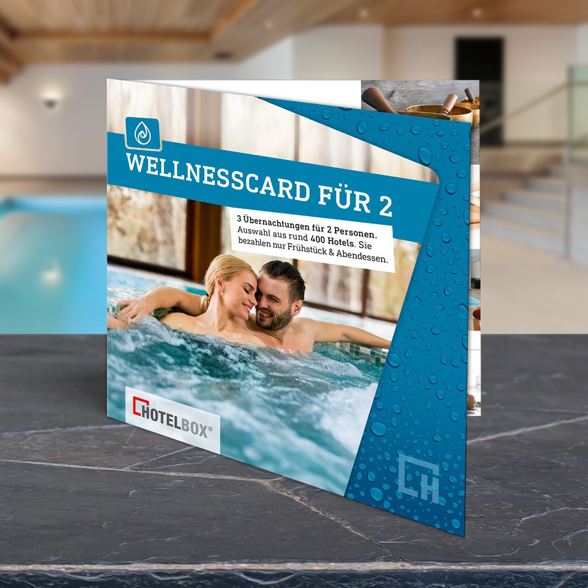 Wellnesscard für 2 - Hotelgutschein von Hotelbox