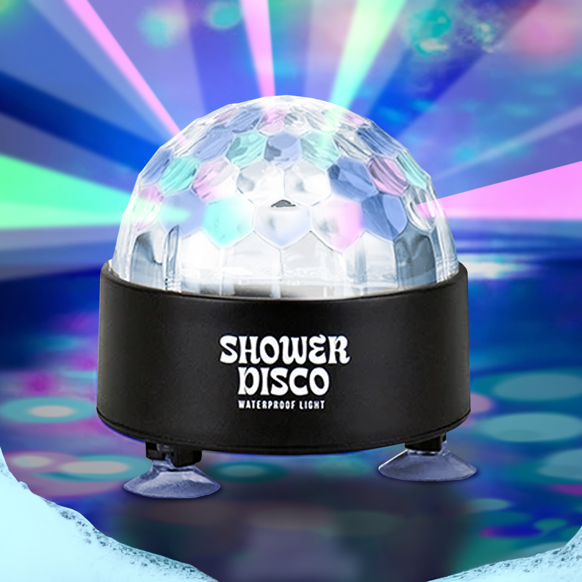 LED Discolicht - musikgesteuertes Duschlicht