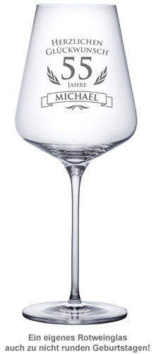 Weinglas zum Geburtstag 1440 - 1
