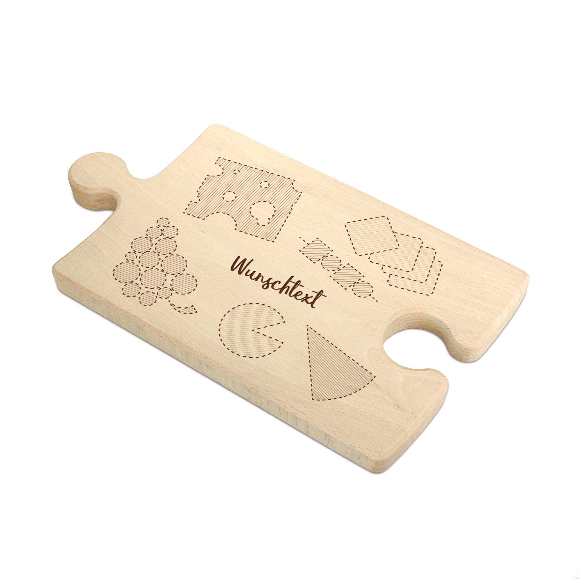 Personalisiertes Puzzle Brettchen - Käse Personalisiertes Puzzle Brettchen - Käse
