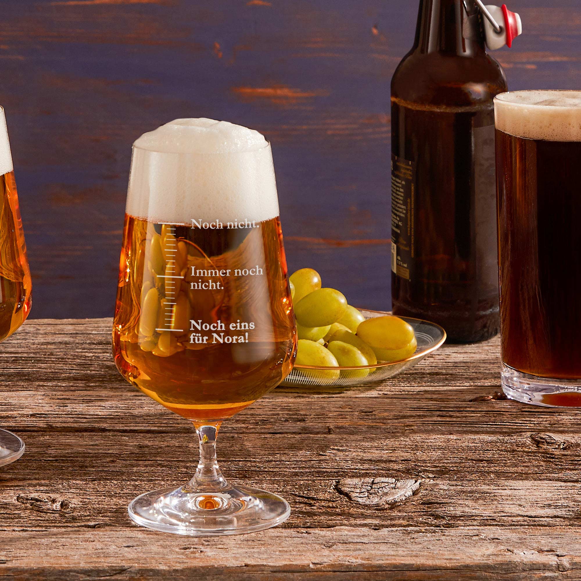 Bierglas mit Gravur - Noch eins Bierglas mit Gravur - Noch eins