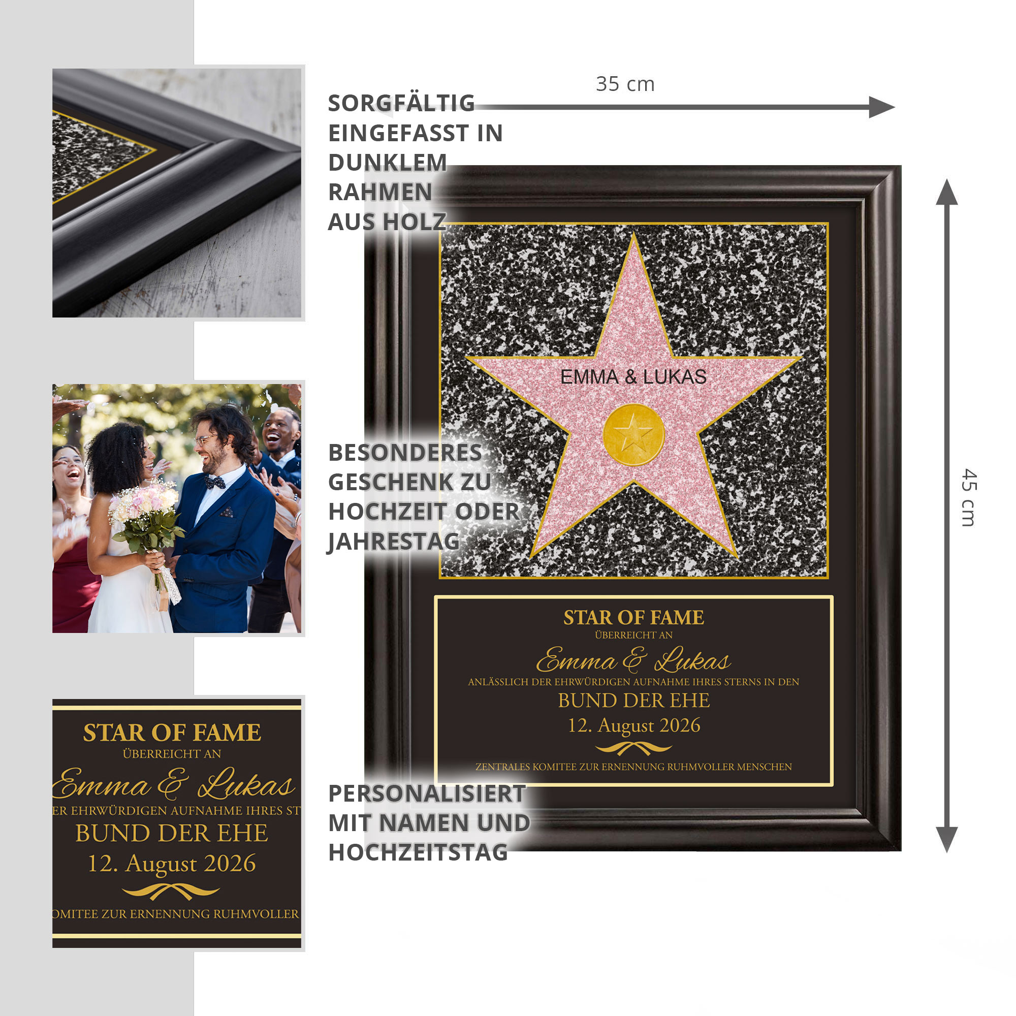 Star of Fame - Hochzeitsbild