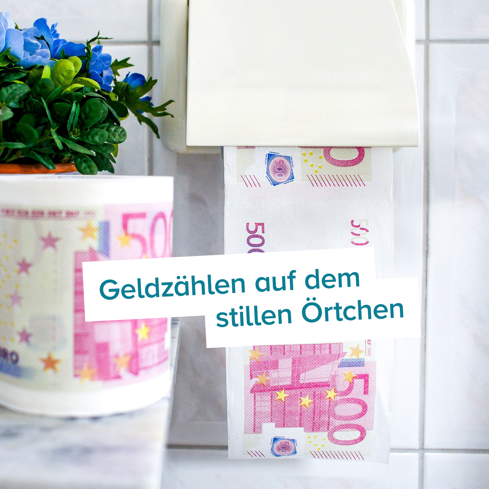 Geld Toilettenpapier - 500 Euro - 2er Set 4127 - 6