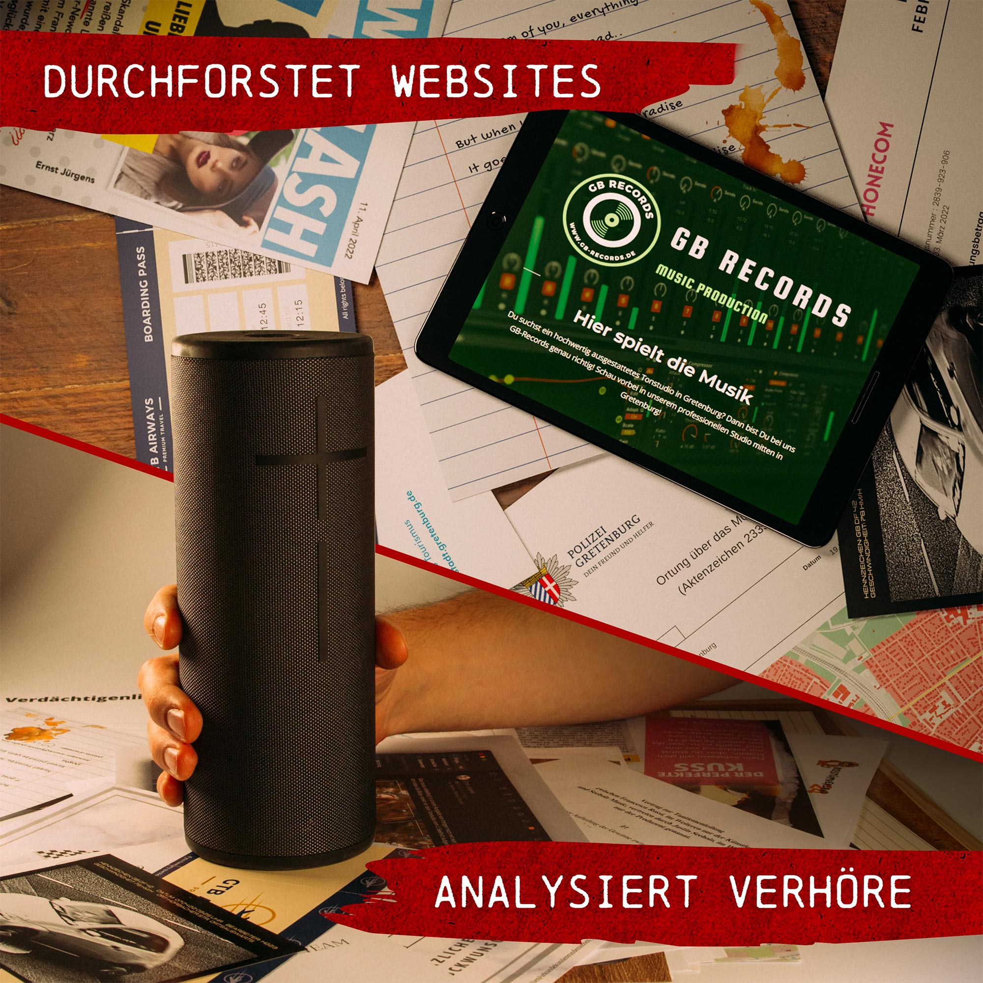 Detektivspiel - Krimi Tatort Tonstudio