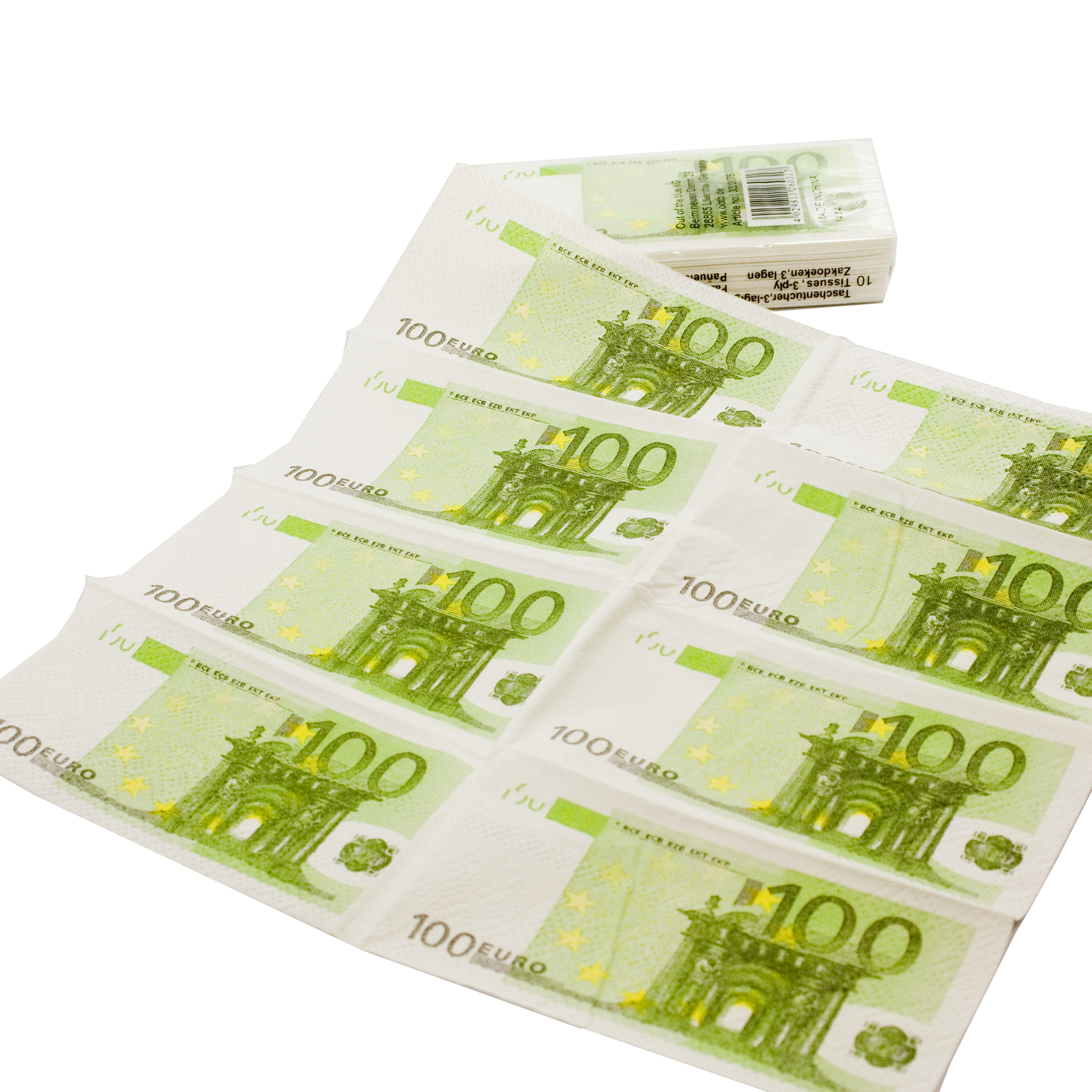 Geld Taschentücher - 100 Euro Scheine 1006 - 3
