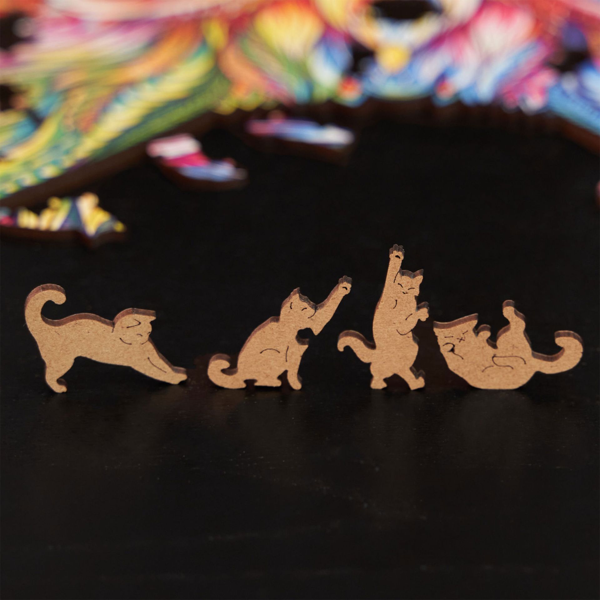 Holzpuzzle Magic Elephant - Kreatives Puzzle Erlebnis Für Erwachsene