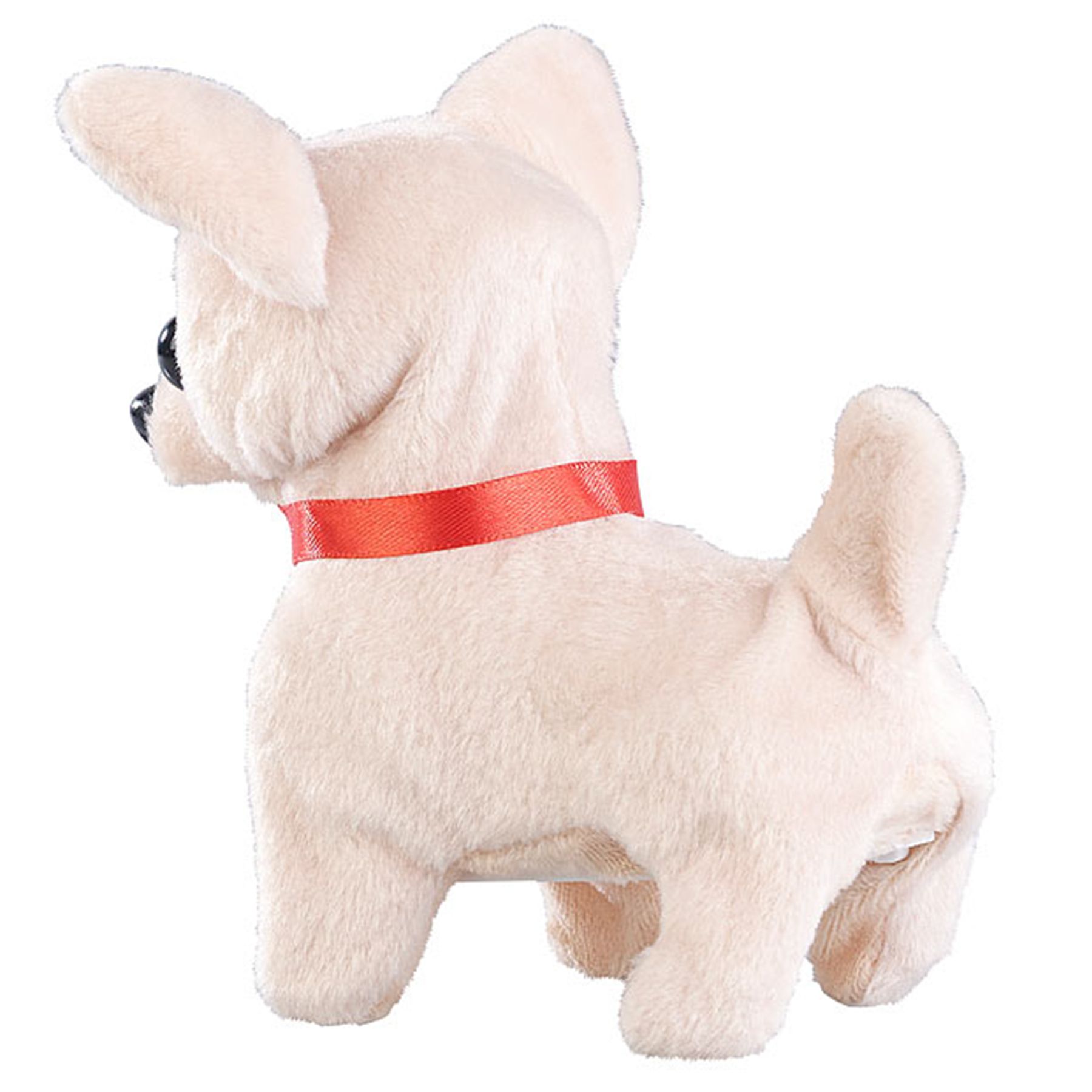 spielzeug chihuahua Laufendes Kuscheltier Chihuahua mit Soundeffekt - creme